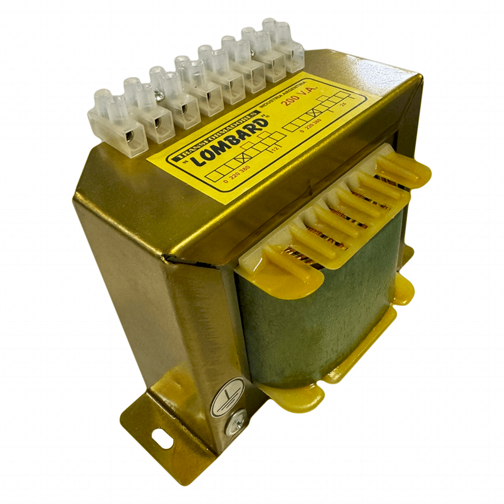 Trafo Reductor E: 220/380 S: 12/24V 150VA Lombard