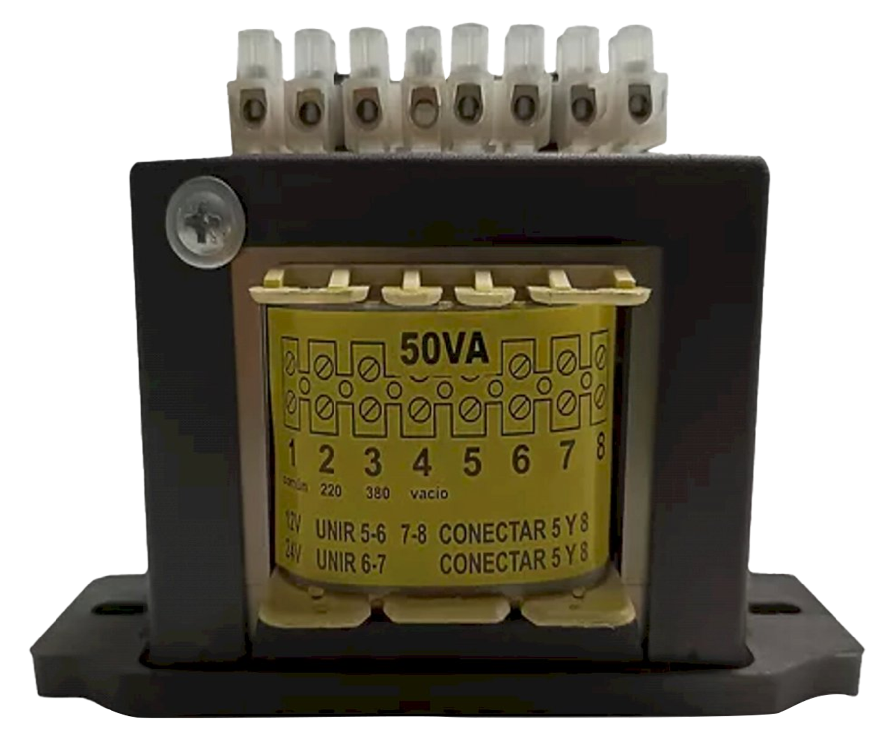 Transformador Separador E: 0/220/380 S: 220/110 50VA Lombard