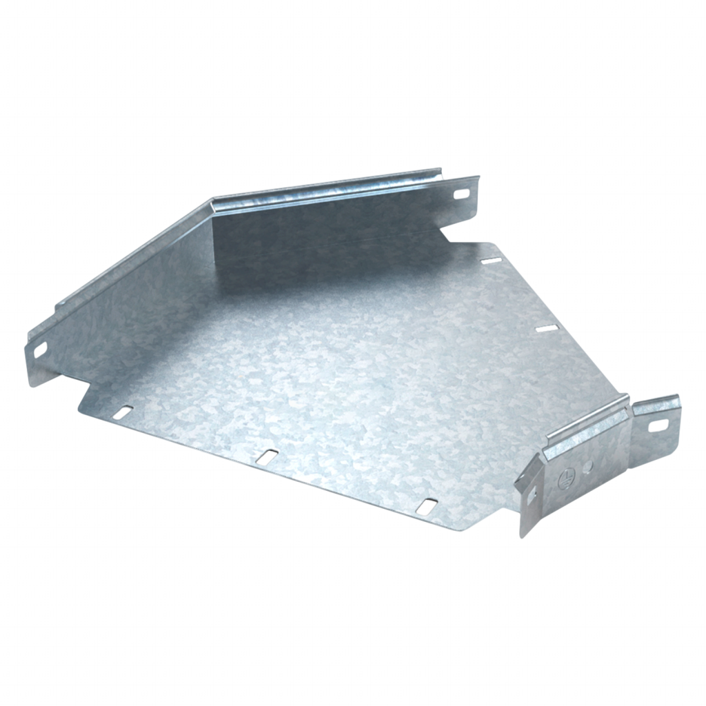 Curva Plana P/Perforada 45° Ancho 100mm Ala 50mm Espesor 0,7mm Chapa Zincada Samet