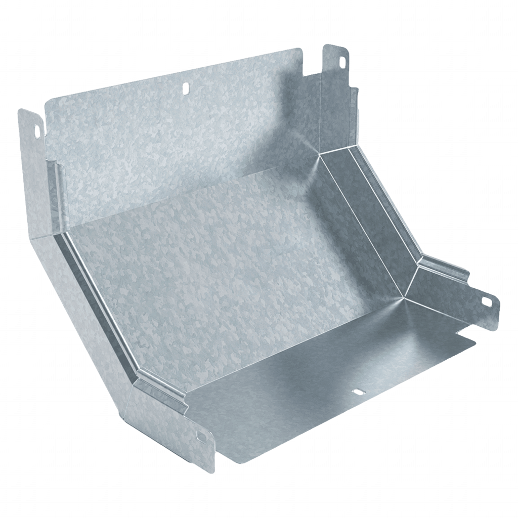 Curva Vertical P/Perforada Ascendente Ancho 150mm Ala 50mm Espesor 0,7mm Chapa Zincada Samet