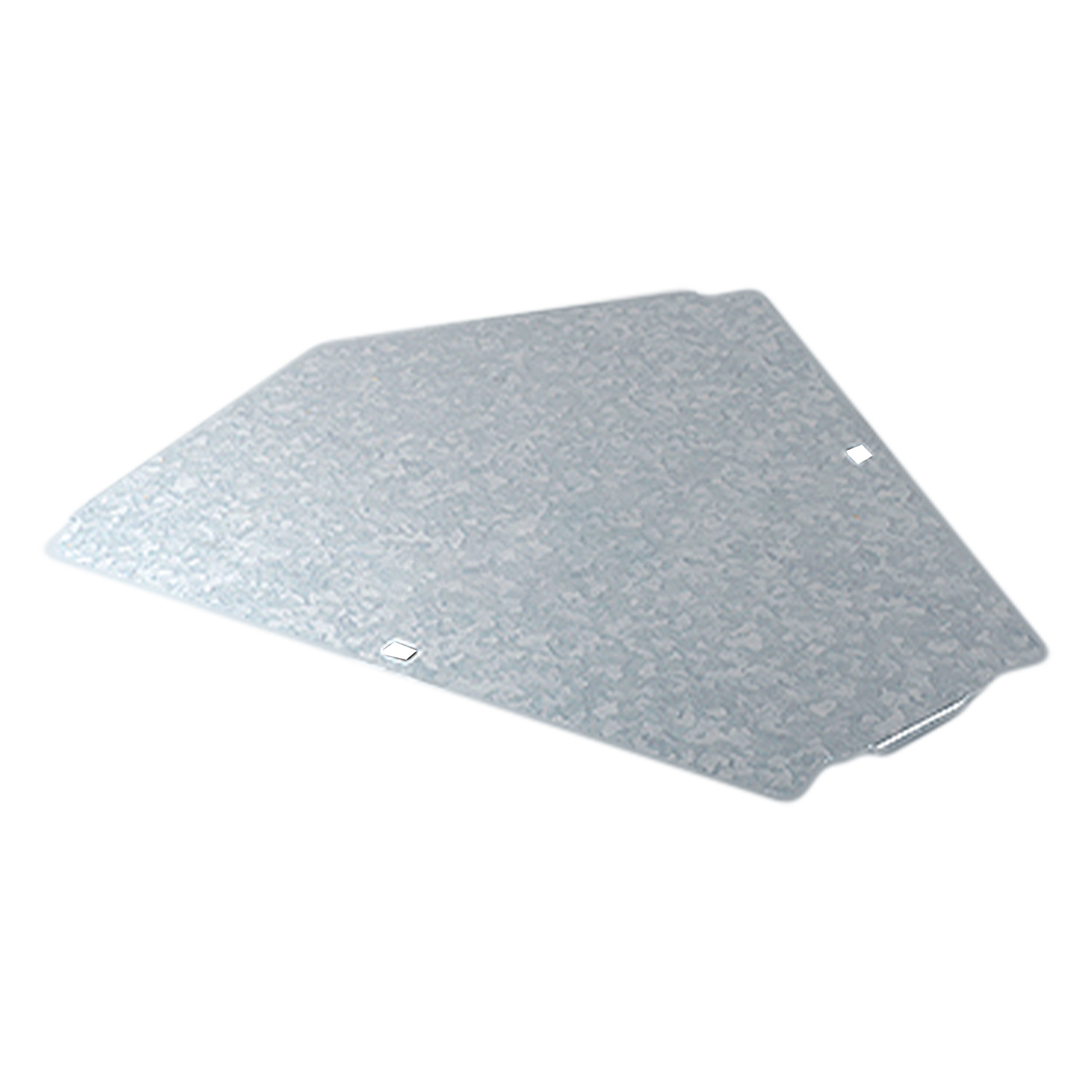 [22699] Tapa P/Curva Plana Perforada 45° Ancho 100mm Espesor 0,7mm Chapa Zincada Samet