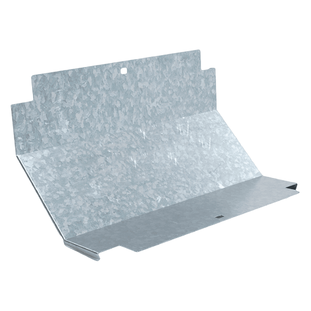 [22709] Tapa P/Curva Vertical Perforada Ascendente Ancho 100mm Espesor 0,7mm Chapa Zincada Samet