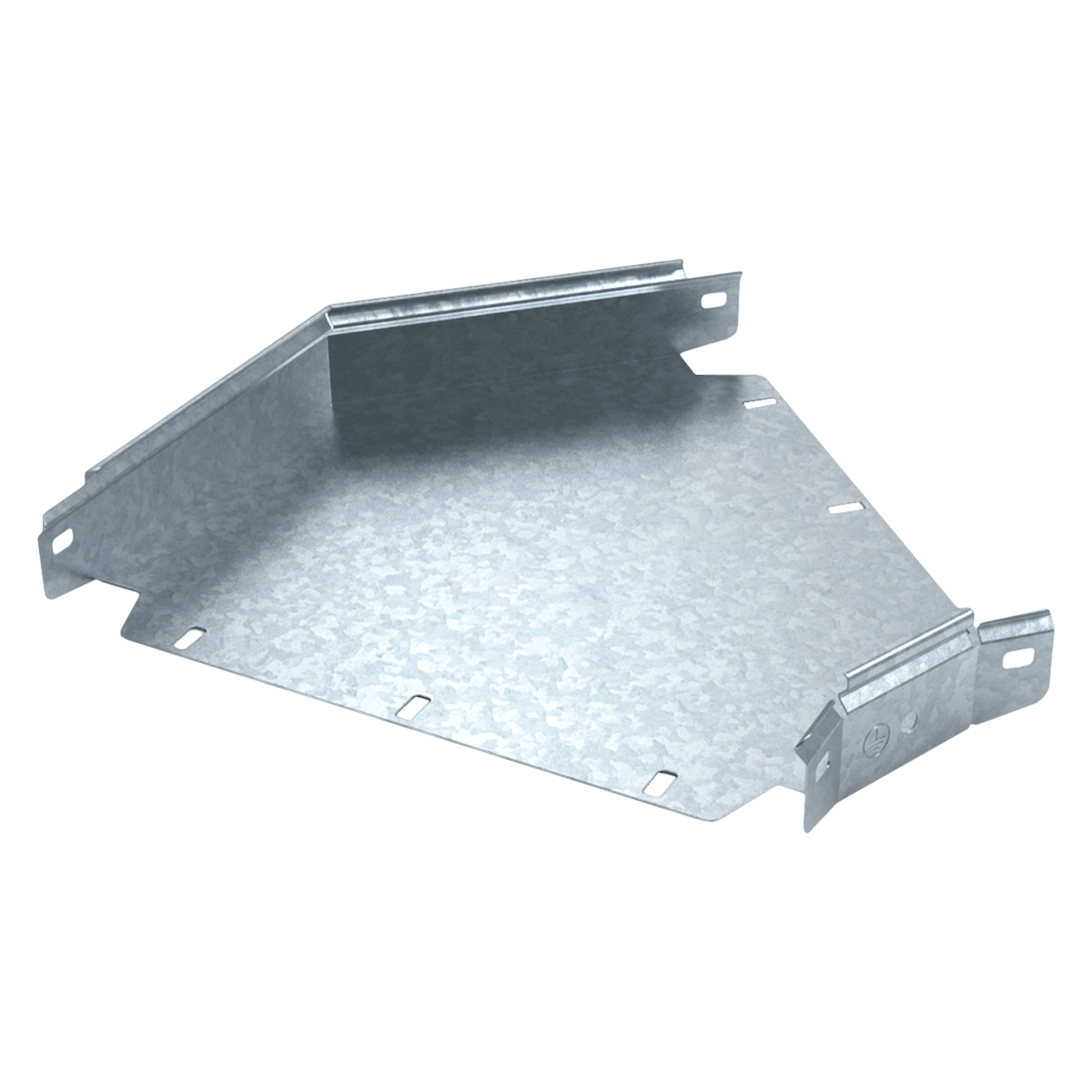 [22756] Curva Plana P/Perforada 45° Ancho 150mm Ala 50mm Espesor 0,7mm Chapa Zincada Samet