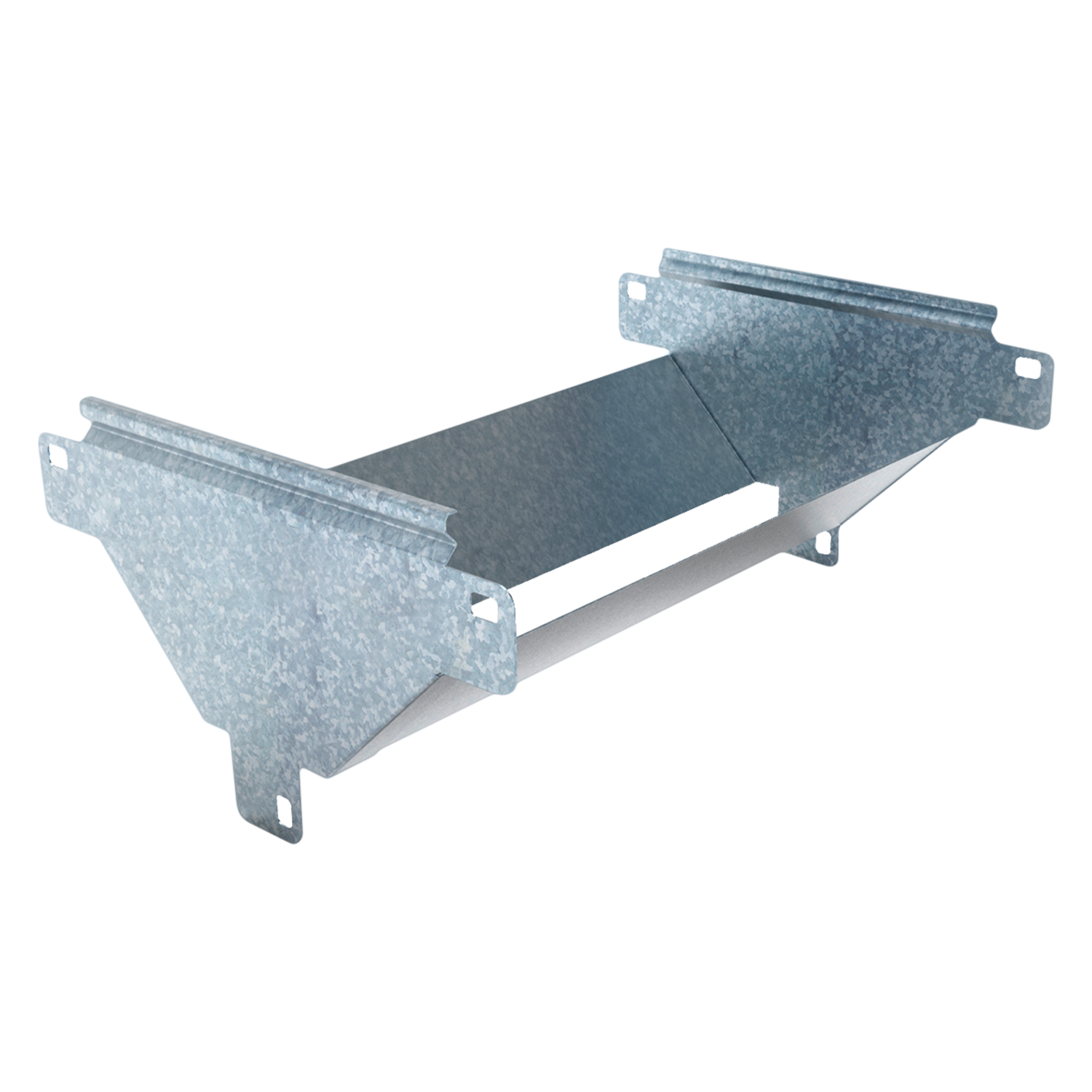 [23324] Embudo Bajada Perpendicular Ancho 50mm Espesor 0,7mm Chapa Zincada Samet