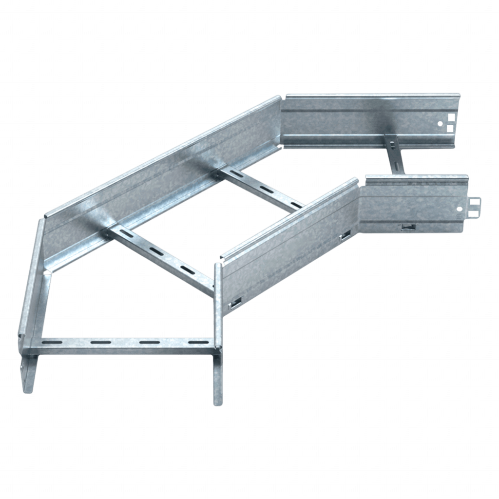 CURVA PLANA ESCALERA 150MM 90º ALA 90 ESP 1,24 GALV SMARTTRAY CS-150-90-09018