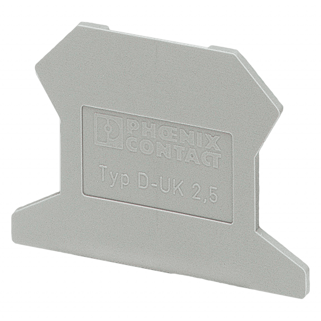 [12530] Tapa Final D-UK 2 P/Bornes UK Hasta 2,5mm Phoenix Contact