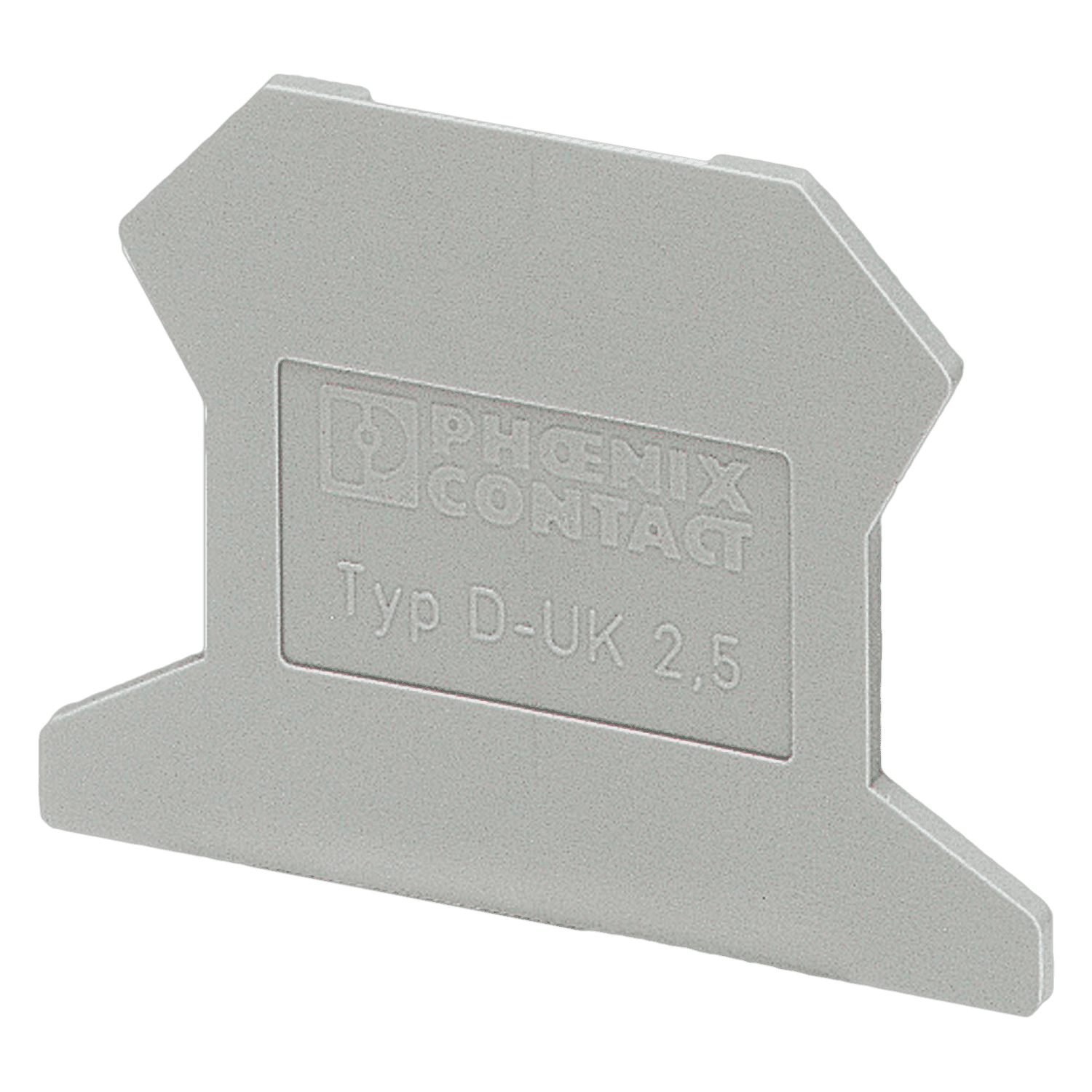 [12530] Tapa Final D-UK 2 P/Bornes UK Hasta 2,5mm Phoenix Contact