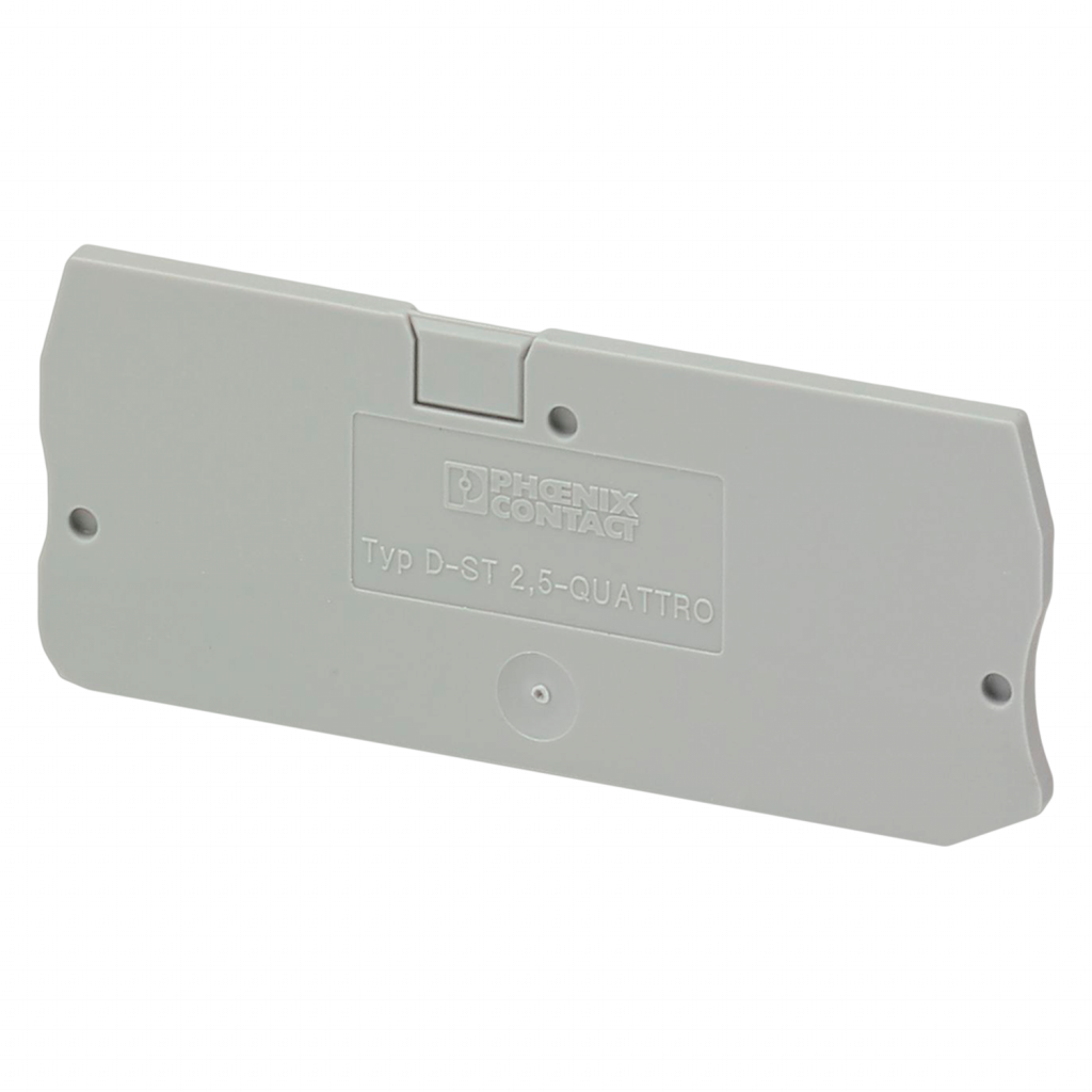 TAPA PARA BORNE QUATTRO DE 1,5 o 2,5mm D-ST 2,5-QUATTRO
