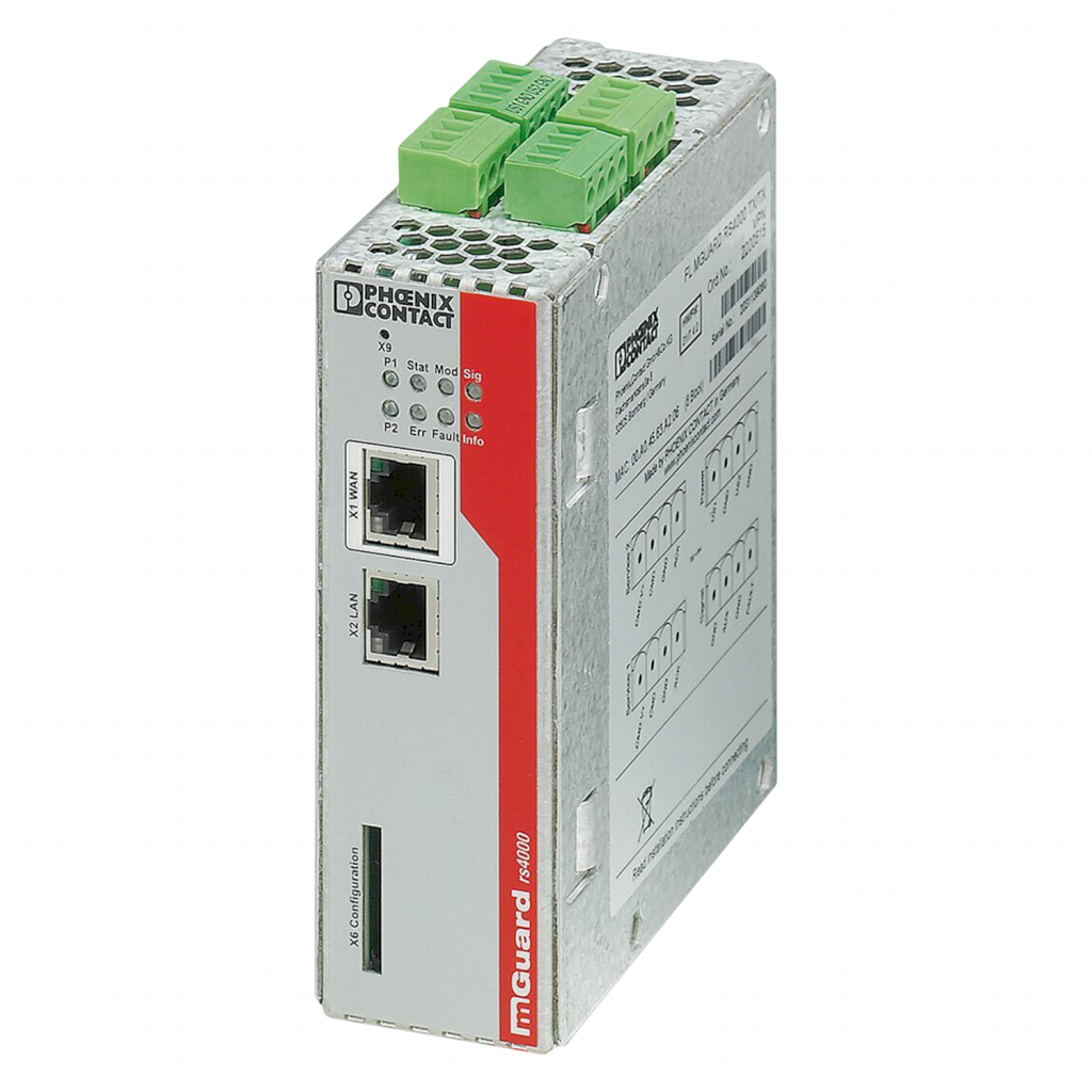 [30402] FORTY 10 TUNEL VPN+FIREWALL+ROUTER NAT/1:1-NAT FL MGUARD RS4000 TX/TX VPN