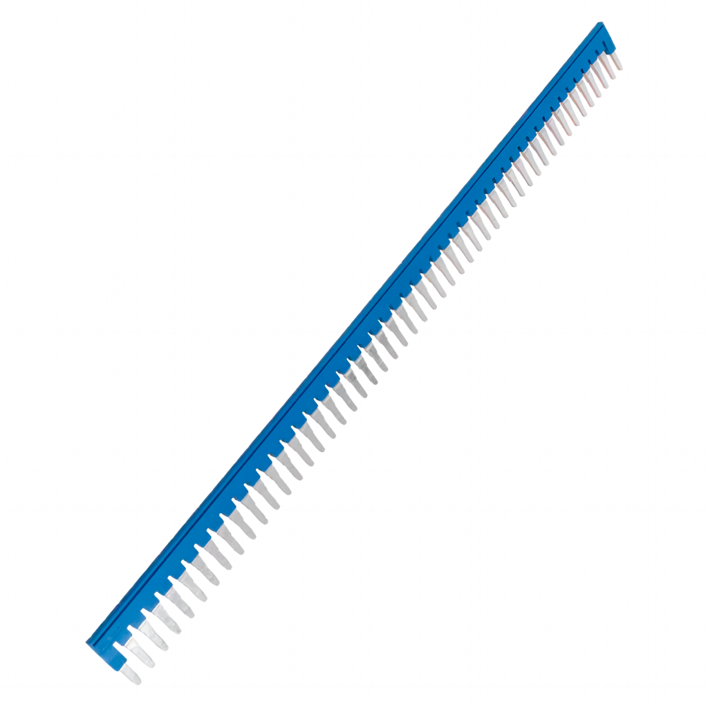 PUENTE ENCHUFABLE PARA BORNES DE 50 POLOS AZUL 3032211