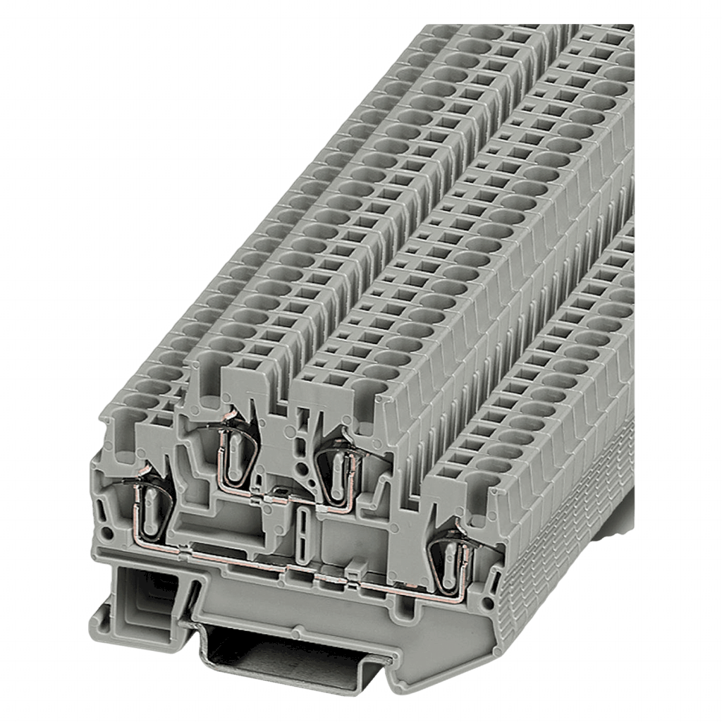 [1413] Borne STTB Doble Piso Resorte 1,5mm2 Gris Phoenix Contact