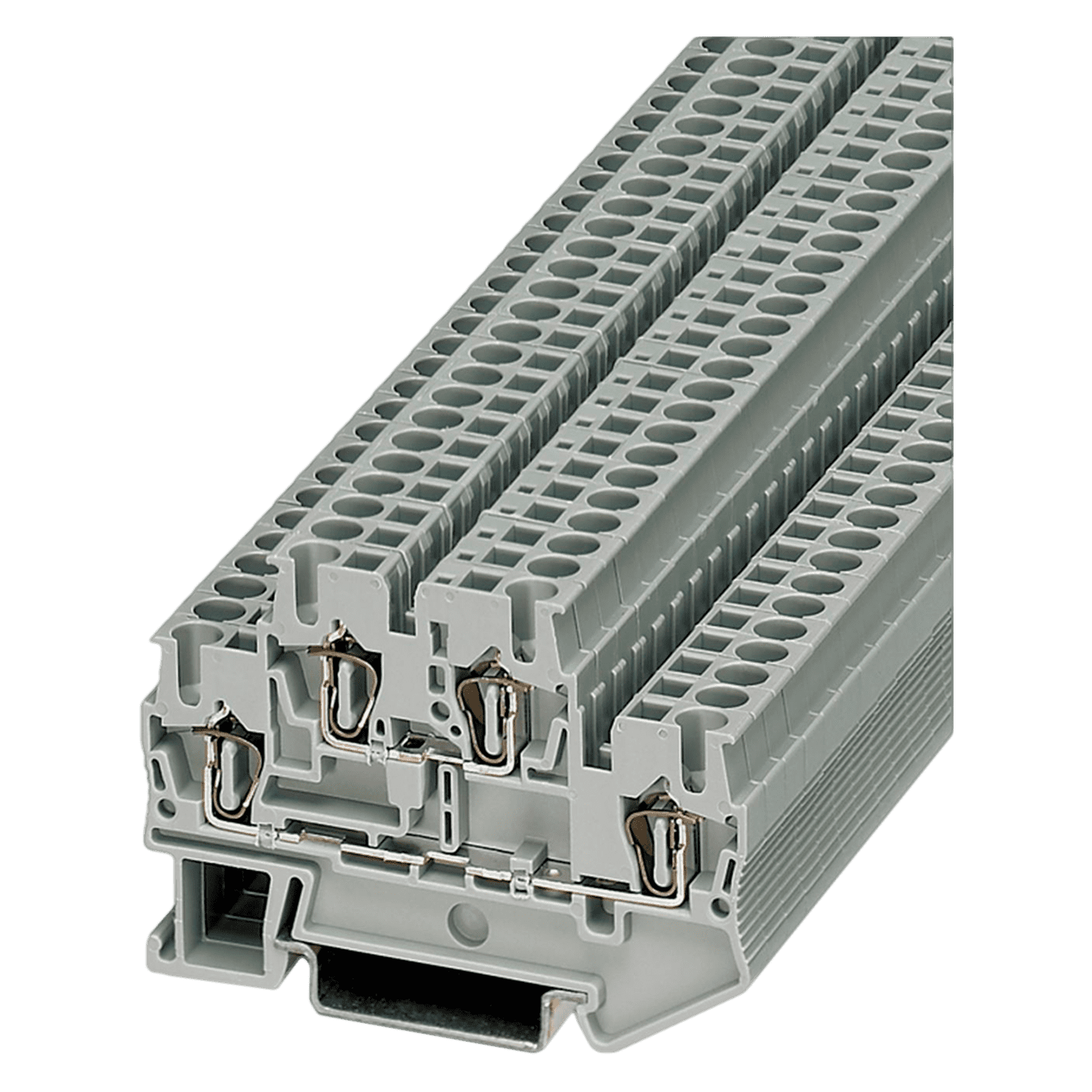 [12368] Borne STTB Doble Piso Resorte 2,5mm2 Gris Phoenix Contact