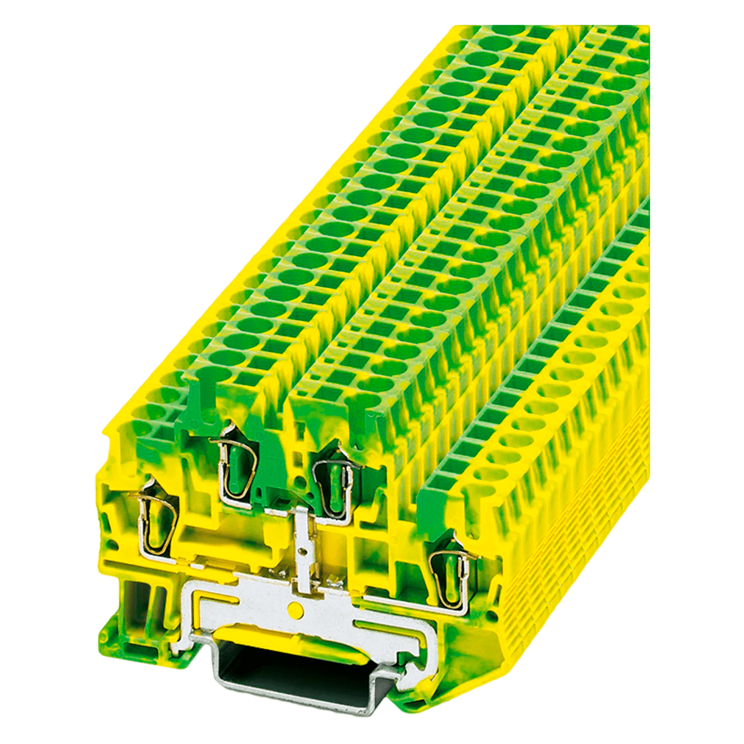 [12369] Borne STTB Doble Piso Resorte 2,5mm2 Puesta a Tierra Phoenix Contact