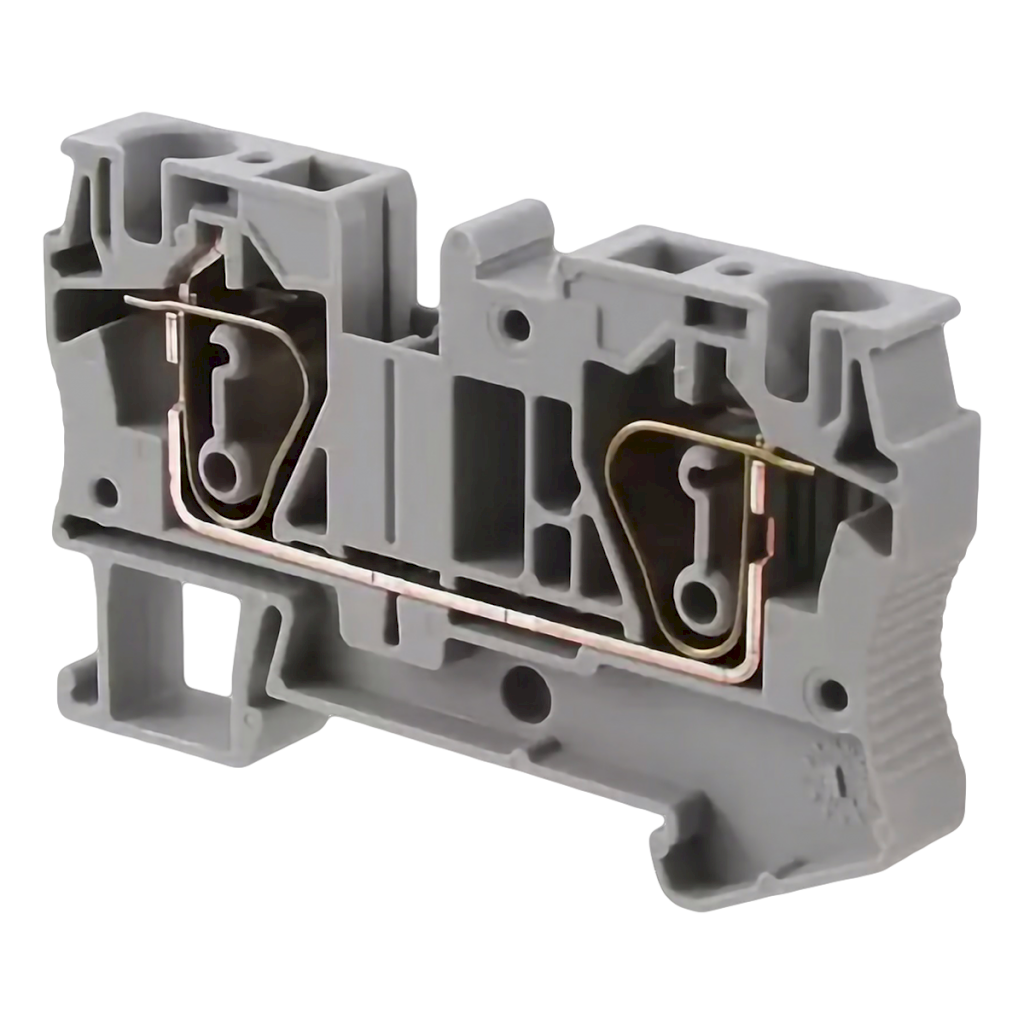 BORNE ST DE PASO A RESORTE PARA CABLE 6mm ST 6