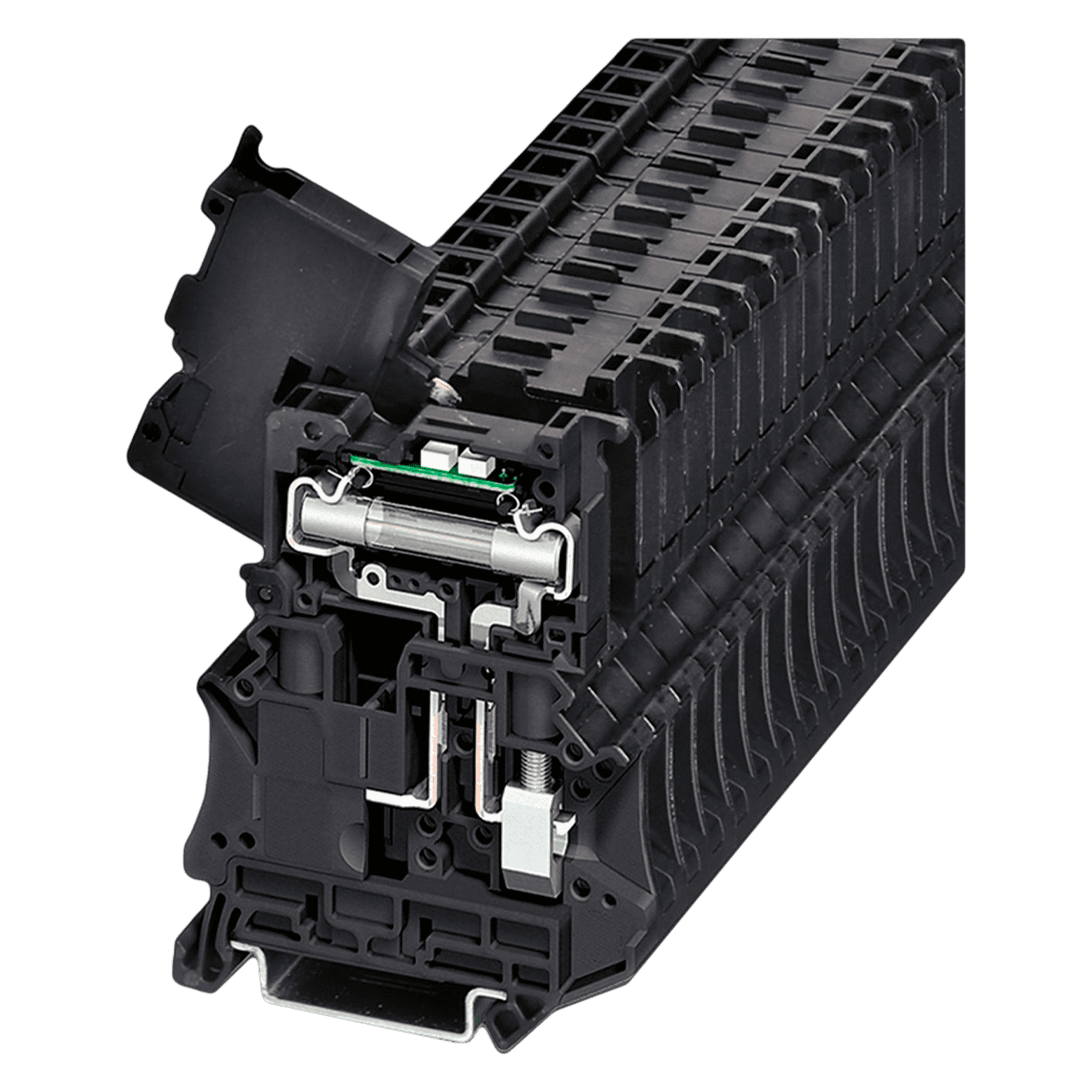 [18212] Borne UT de Fusible C/Palanca C/Indicador Luminoso P/250V Phoenix Contact