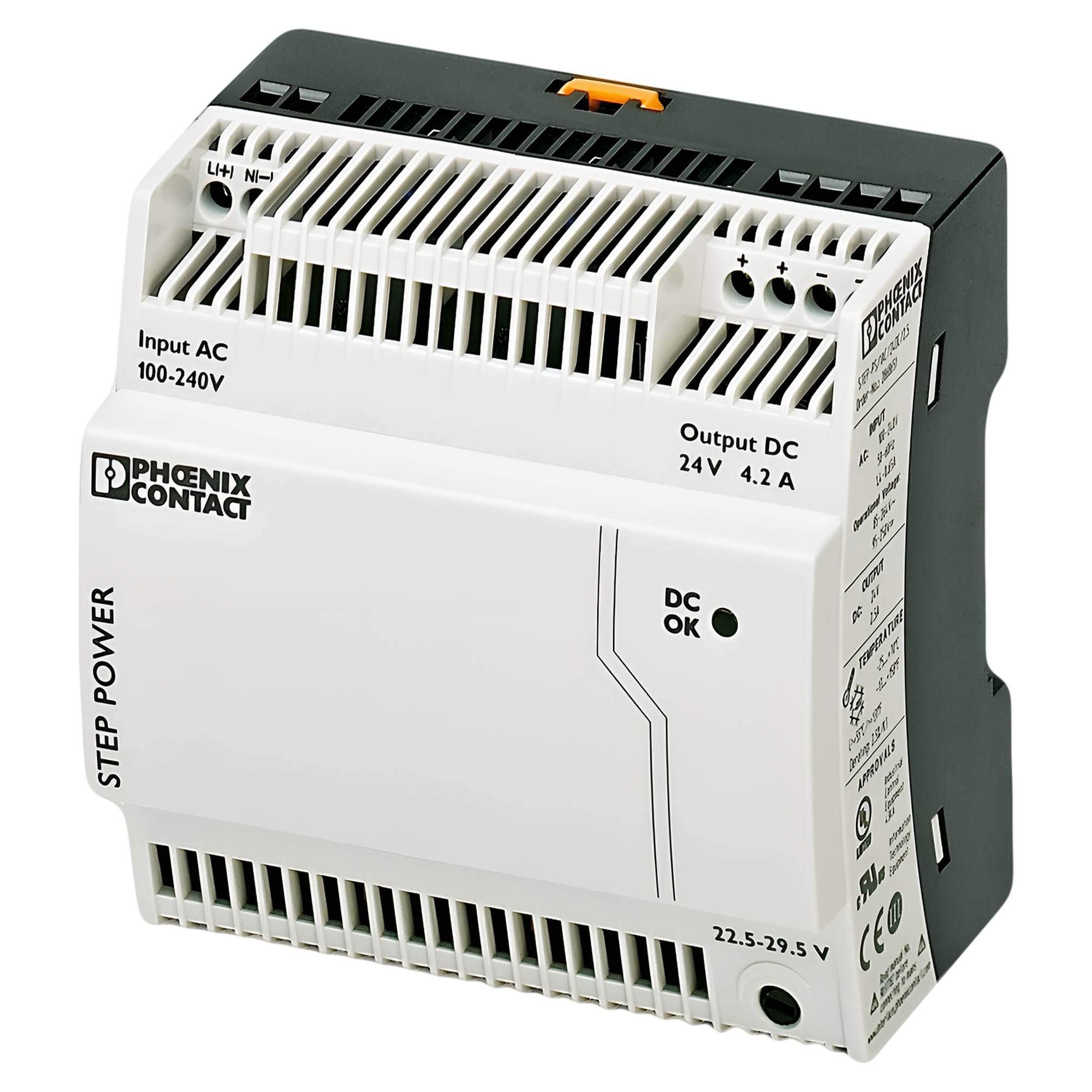 Fuente Monofásica Step PS E: 220V S: 24VCC 4A F/Relé Phoenix Contact