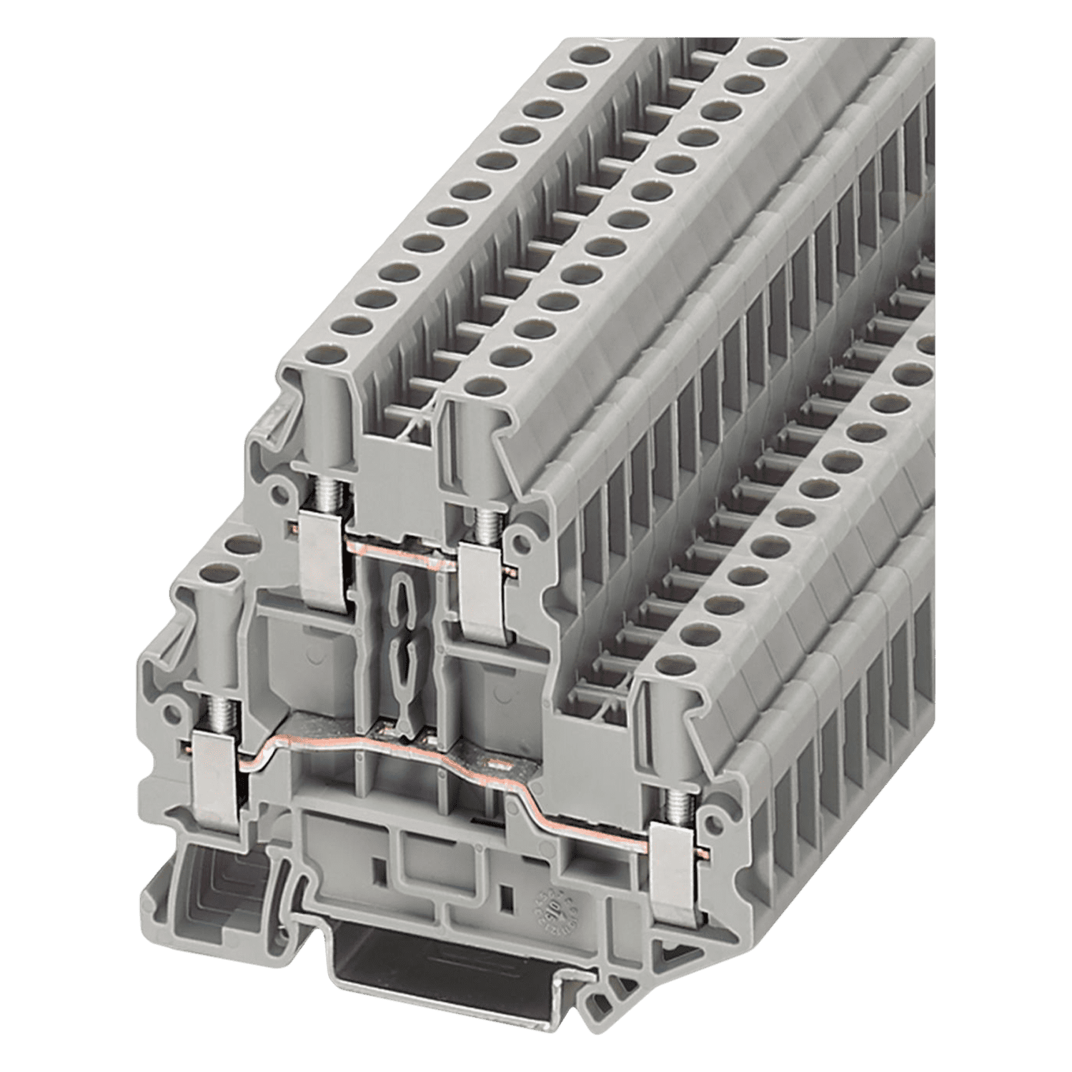 Borne UTTB Doble Piso 4mm2 Gris Phoenix Contact