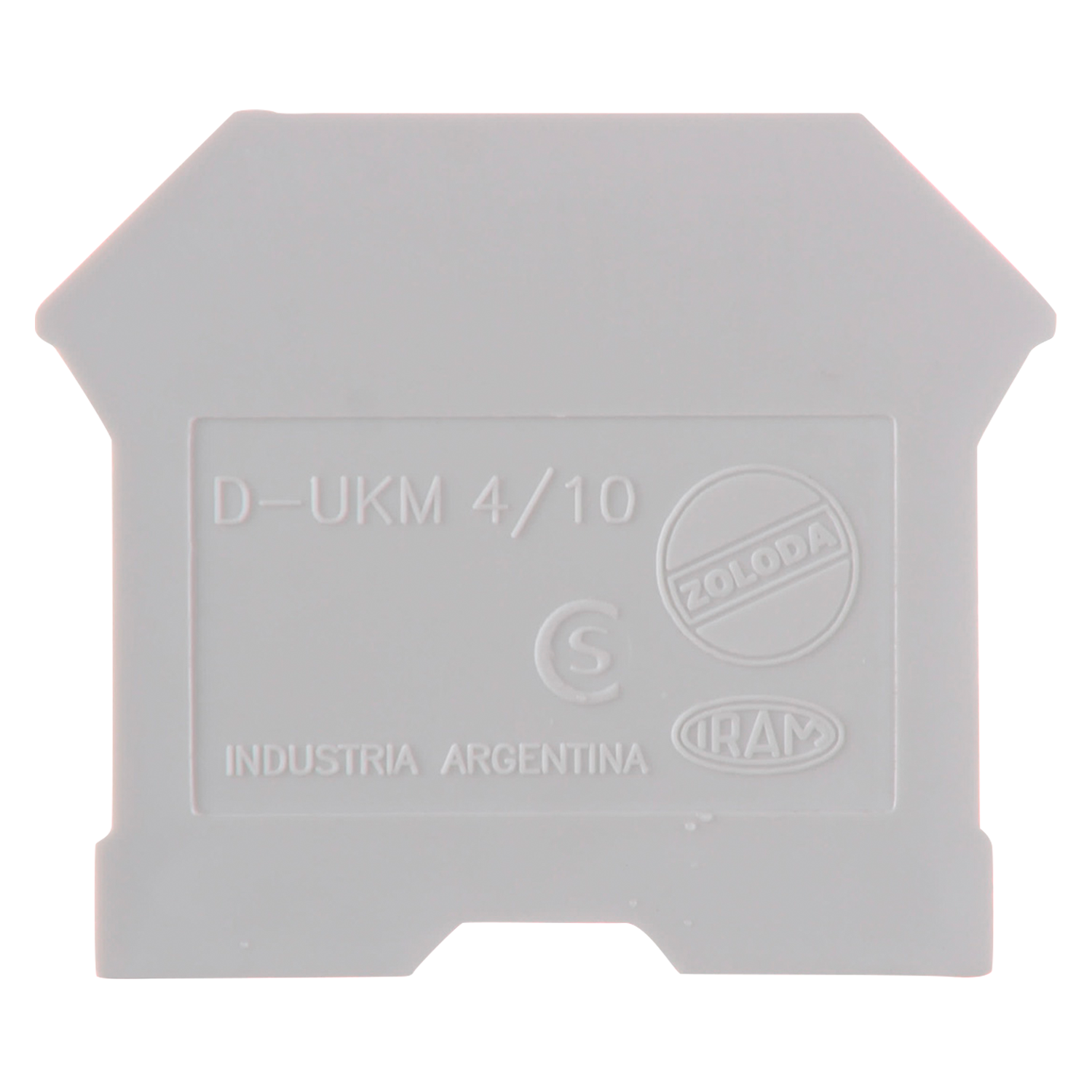 Tapa P/Borne D-UKM-4/10 Zoloda