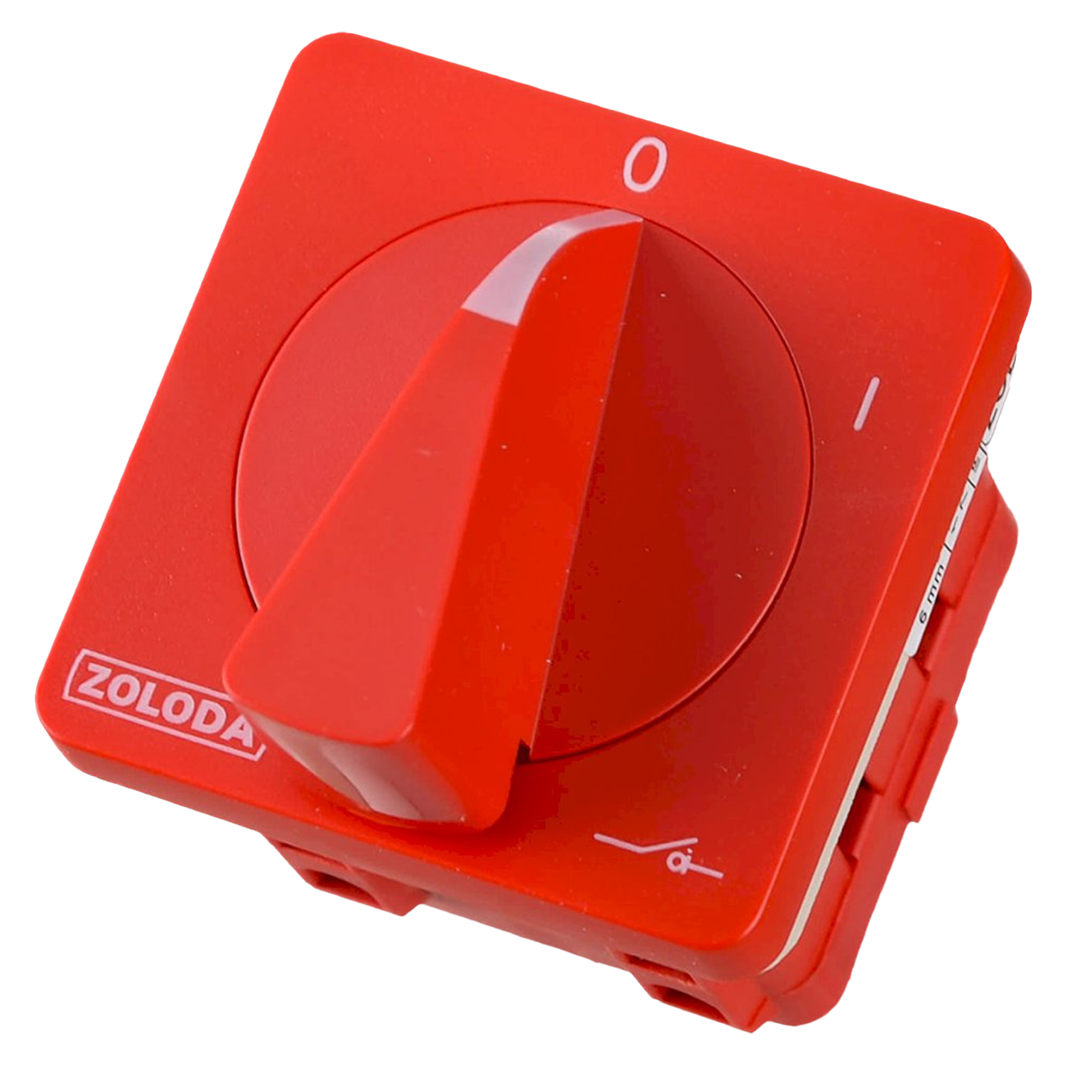 Interr. Rotativo 3P 63A 690VCA Maneta Giratoria Blanco/Rojo Zoloda