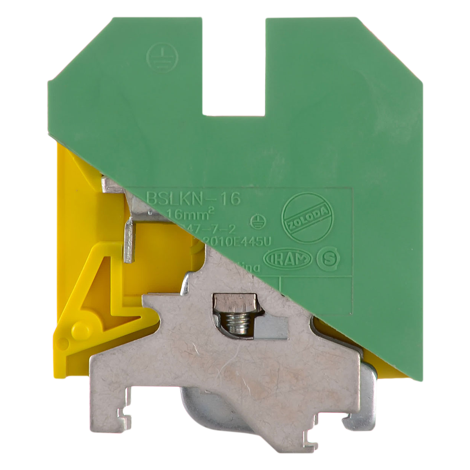 [11346] Borne BSLKN de Puesta a Tierra P/Riel 32-35mm P/Cable 16mm2 Zoloda