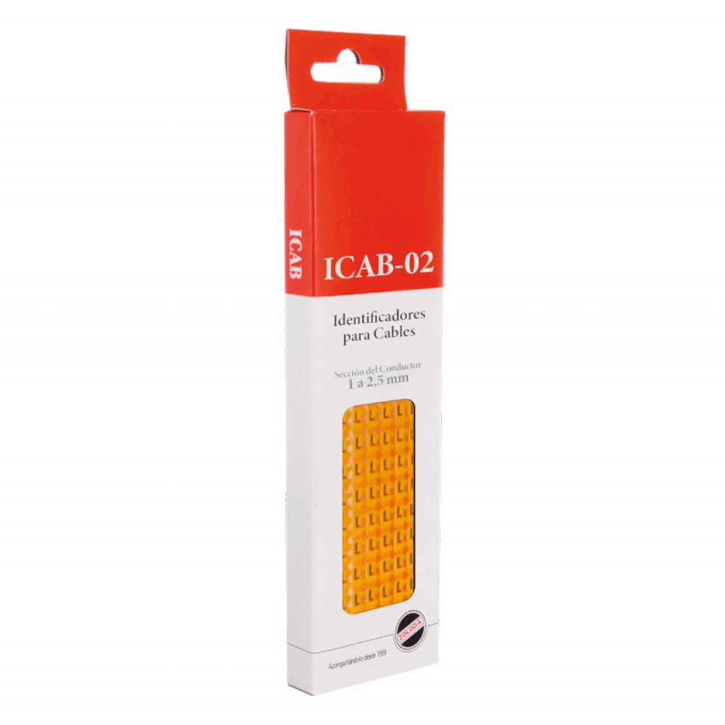 [16021] IDENTIFICADOR PARA CABLE DE 1 A 2.5mm LETRA L ICAB-02/L