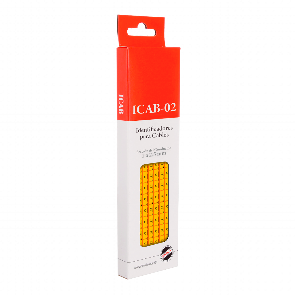 [16012] IDENTIFICADOR PARA CABLE DE 1 A 2.5mm LETRA C 160.125