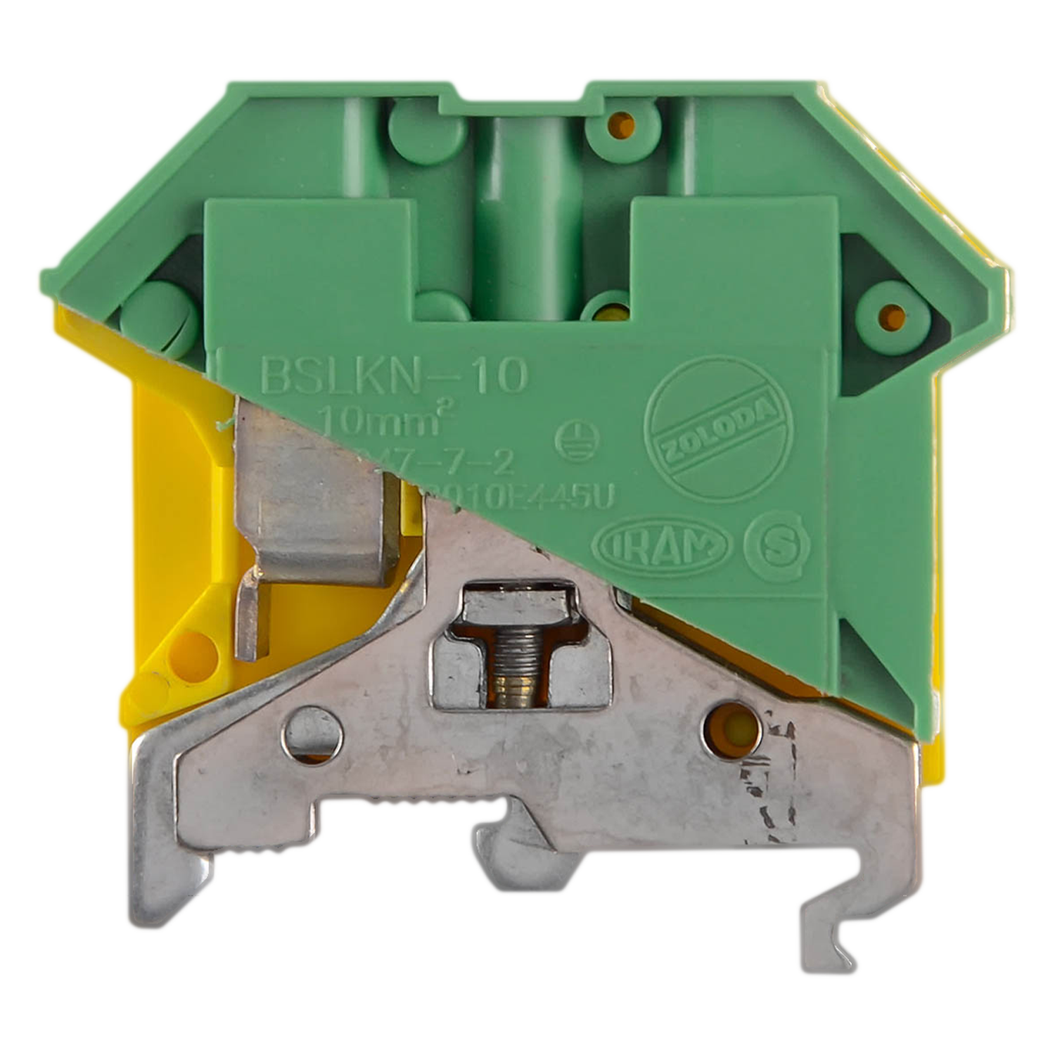 Borne BSLKN de Puesta a Tierra P/Riel 32-35mm P/Cable 10mm2 Zoloda