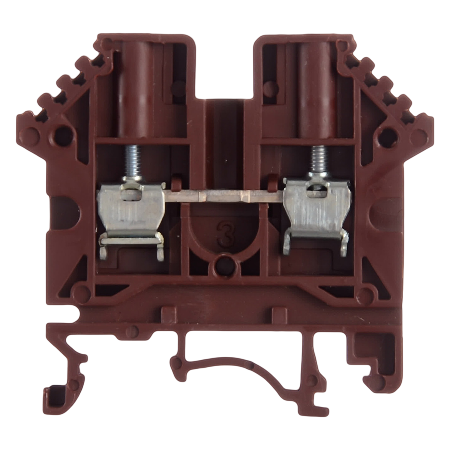 [16077] Borne BPN 800V 24A P/Cable 2,5mm2 Marron Zoloda