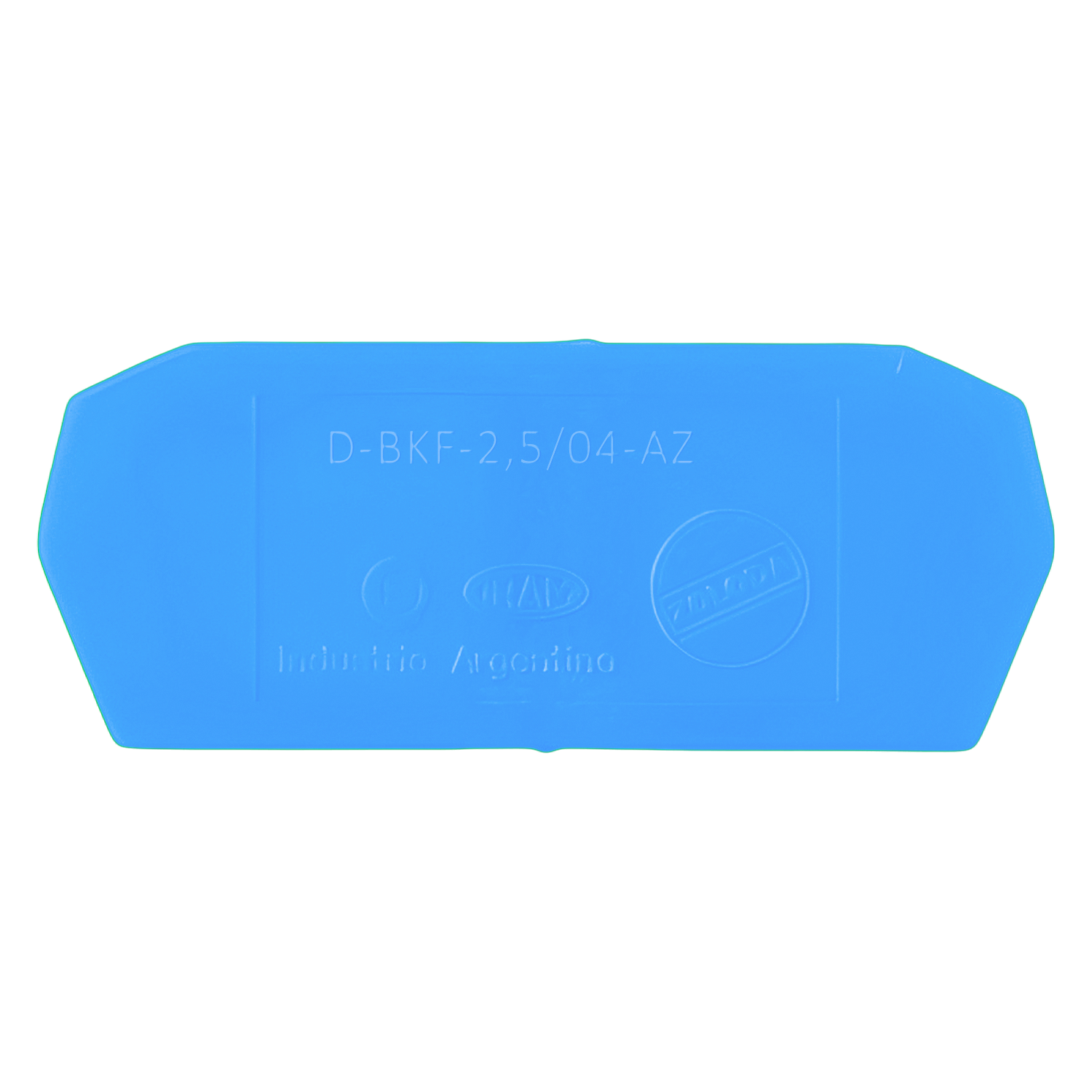 [16235] Tapa D-BKF P/Borne 2,5/4mm Azul Zoloda