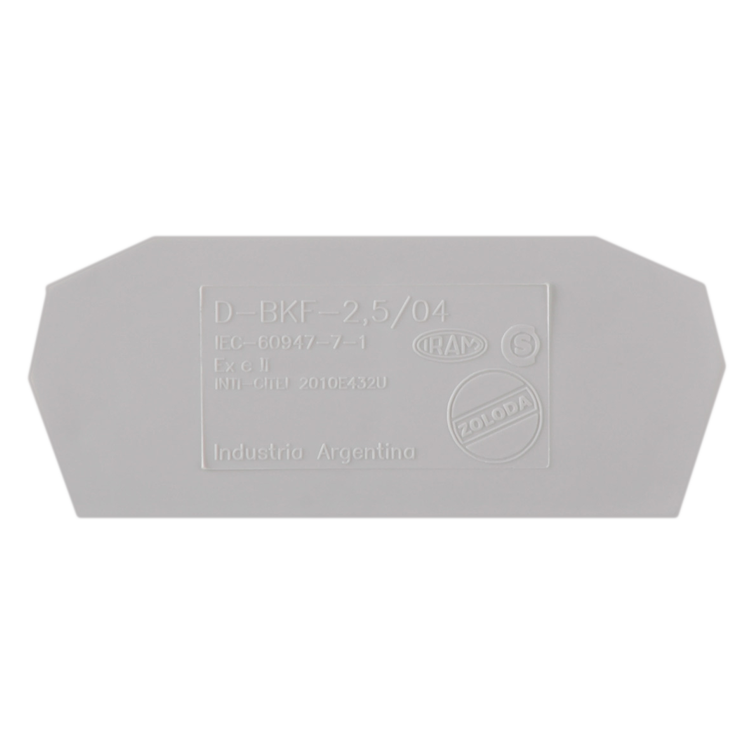 [16236] Tapa D-BKF P/Borne 2,5/4mm Zoloda