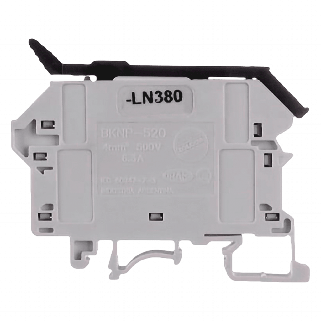 BORNE BKNP PORTAFUSIBLE C/LED P/FUS 5x20 110/380 081.518