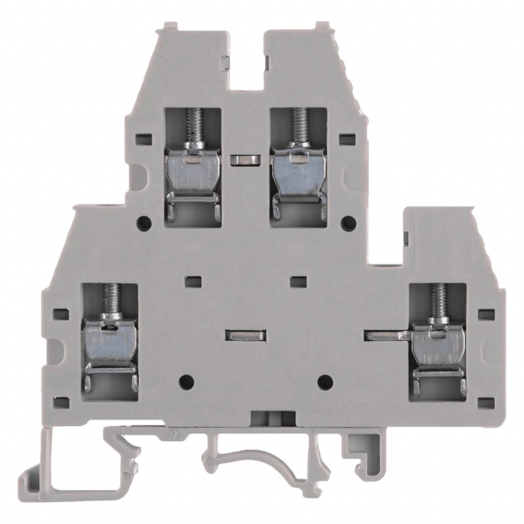 BORNE BD DOBLE PISO 4MM   CON DIODO BKND-04-SD