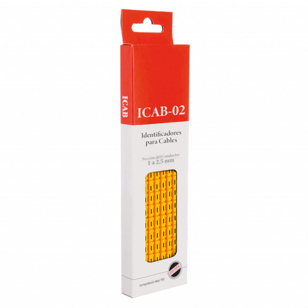 IDENTIFICADOR PARA CABLE DE 1 A 2.5mm LETRA I ICAB-02/I