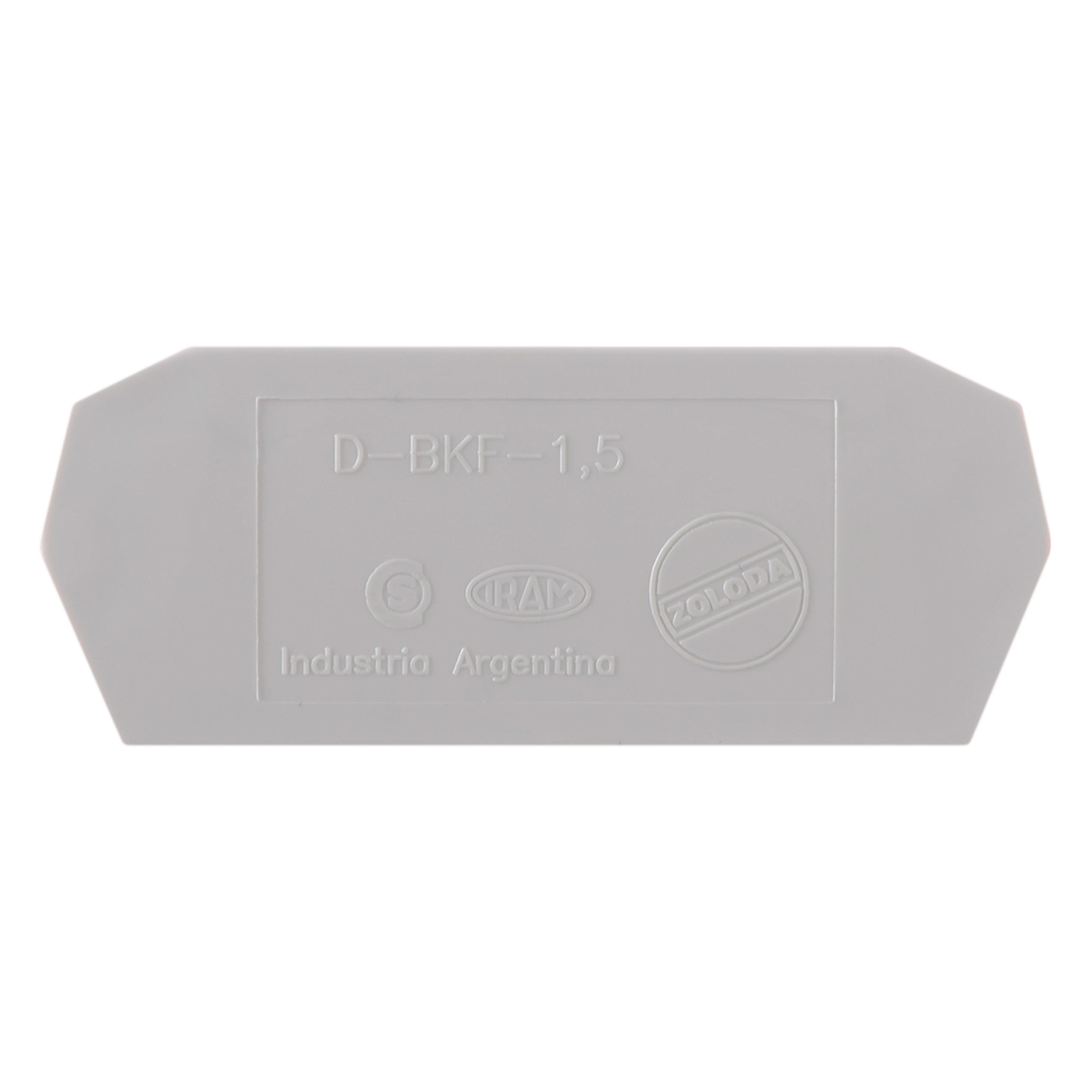 Tapa P/Borne BKF 1,5mm2 Zoloda