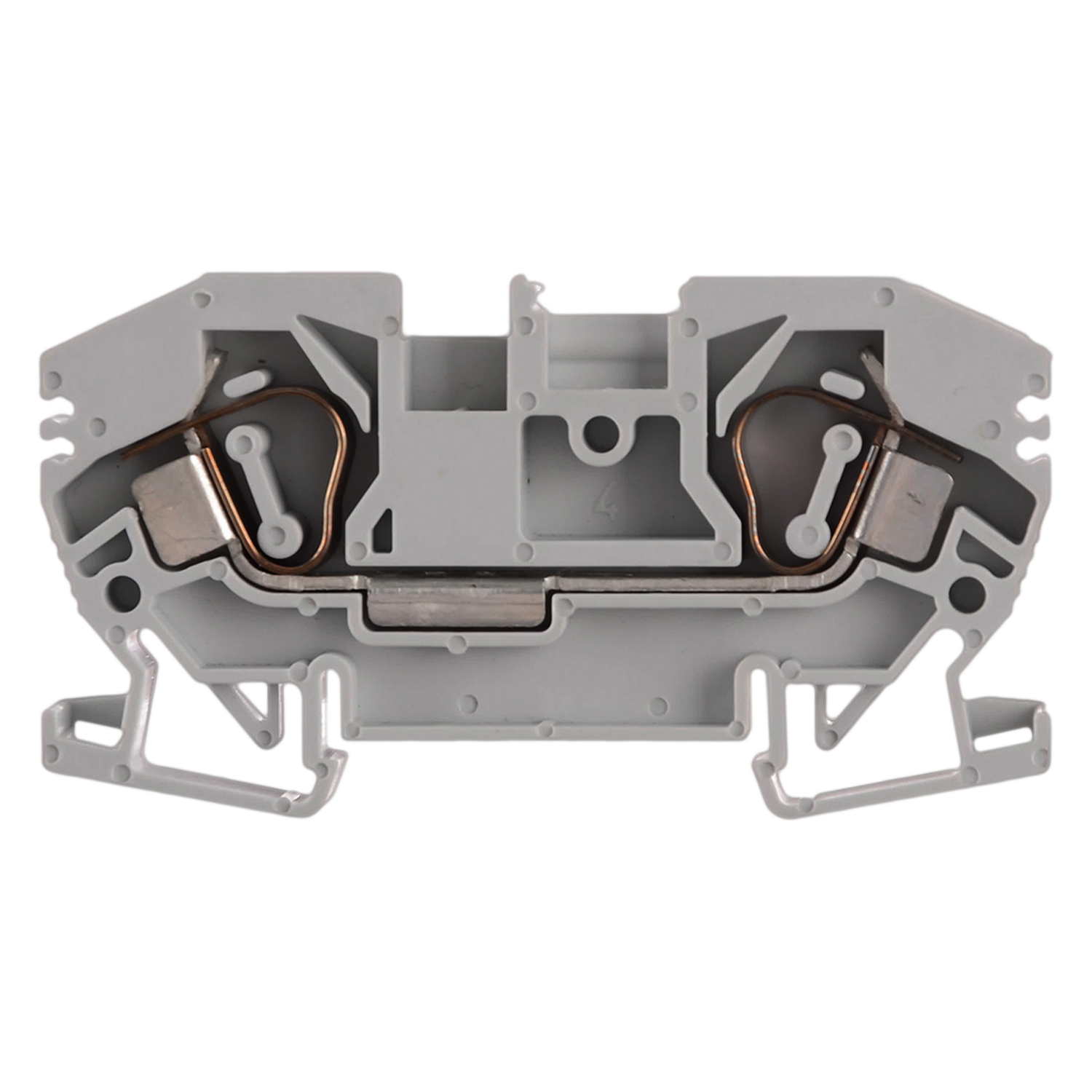 Borne BKF Resorte P/Cable 6mm2 Gris Zoloda