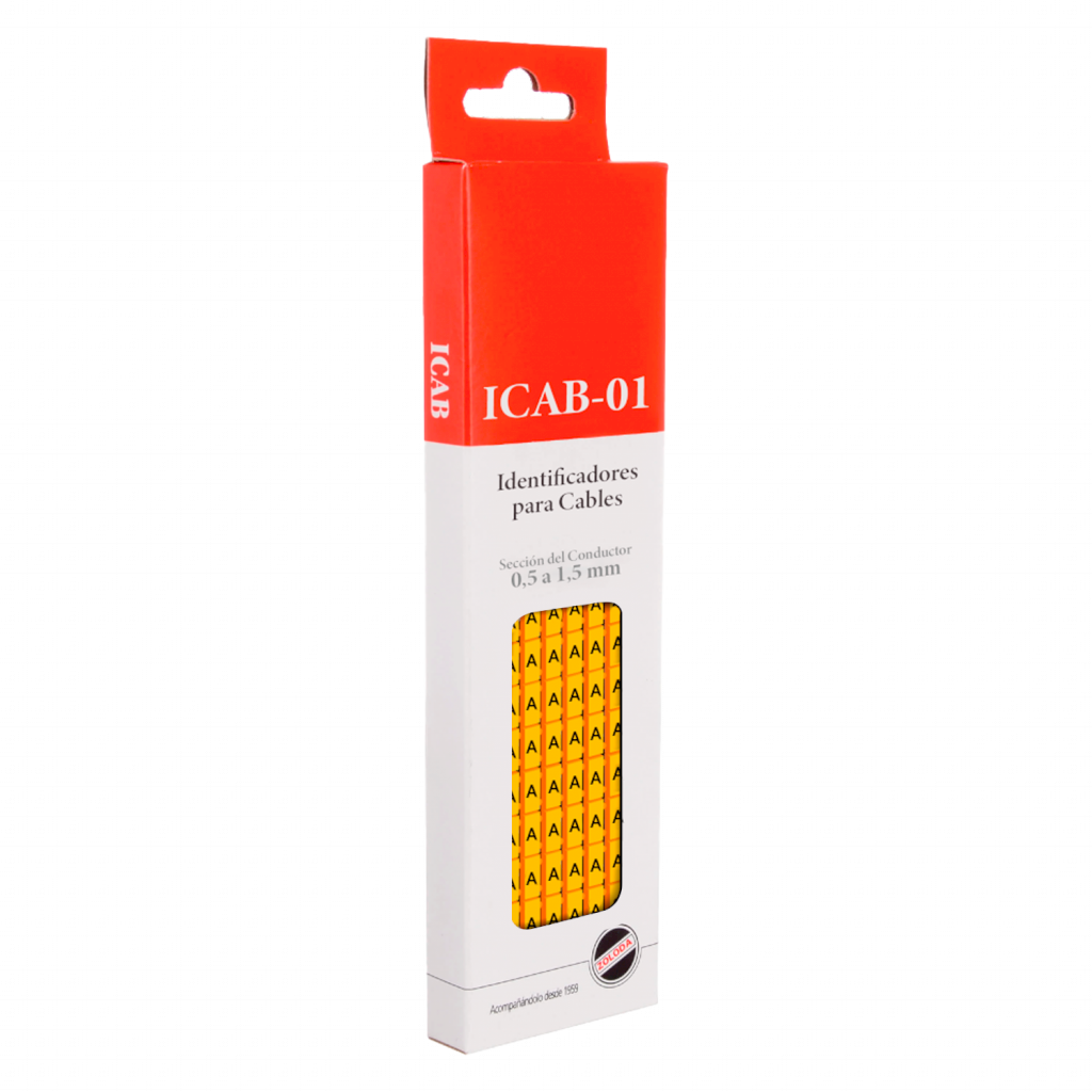 [19624] IDENTIFICADOR PARA CABLE DE 0.5 A 1.5mm LETRA A 160.023