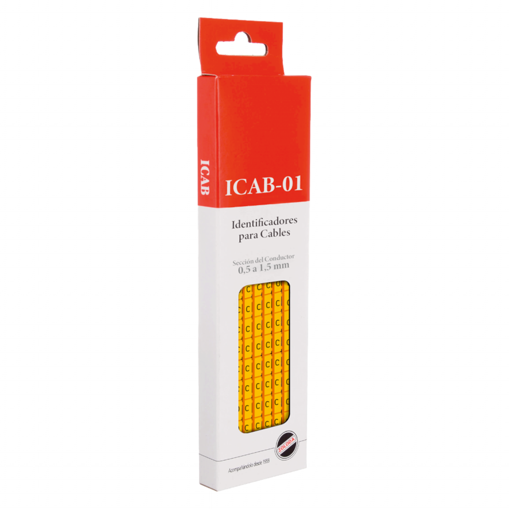 IDENTIFICADOR PARA CABLE DE 0.5 A 1.5mm LETRA C ICAB-01/C