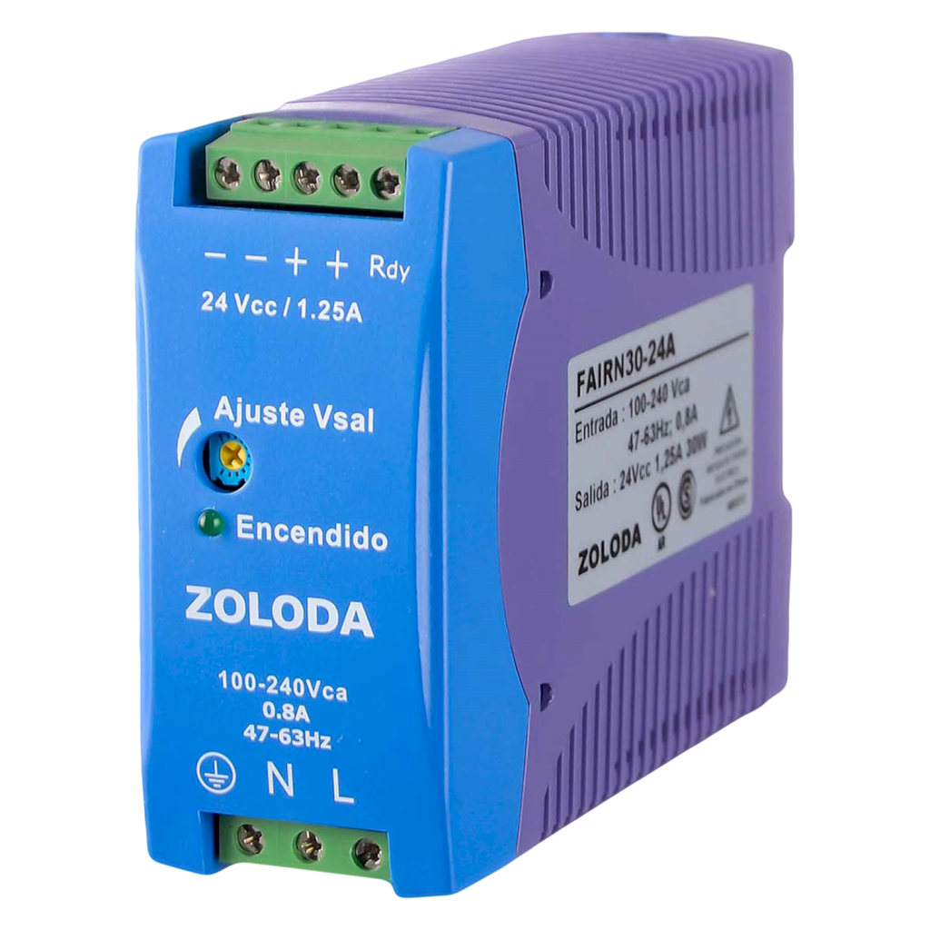 [20055] FUENTE MONOF E:220V S:24VCC 1,25 AMP FAIR FAIRN30-24A