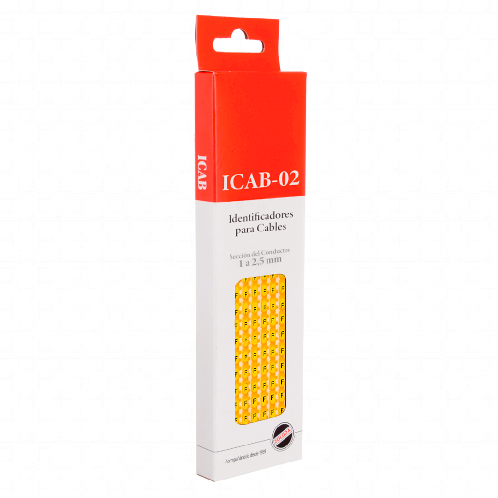 [21594] IDENTIFICADOR PARA CABLE DE 1 A 2.5mm LETRA F ICAB-02/F