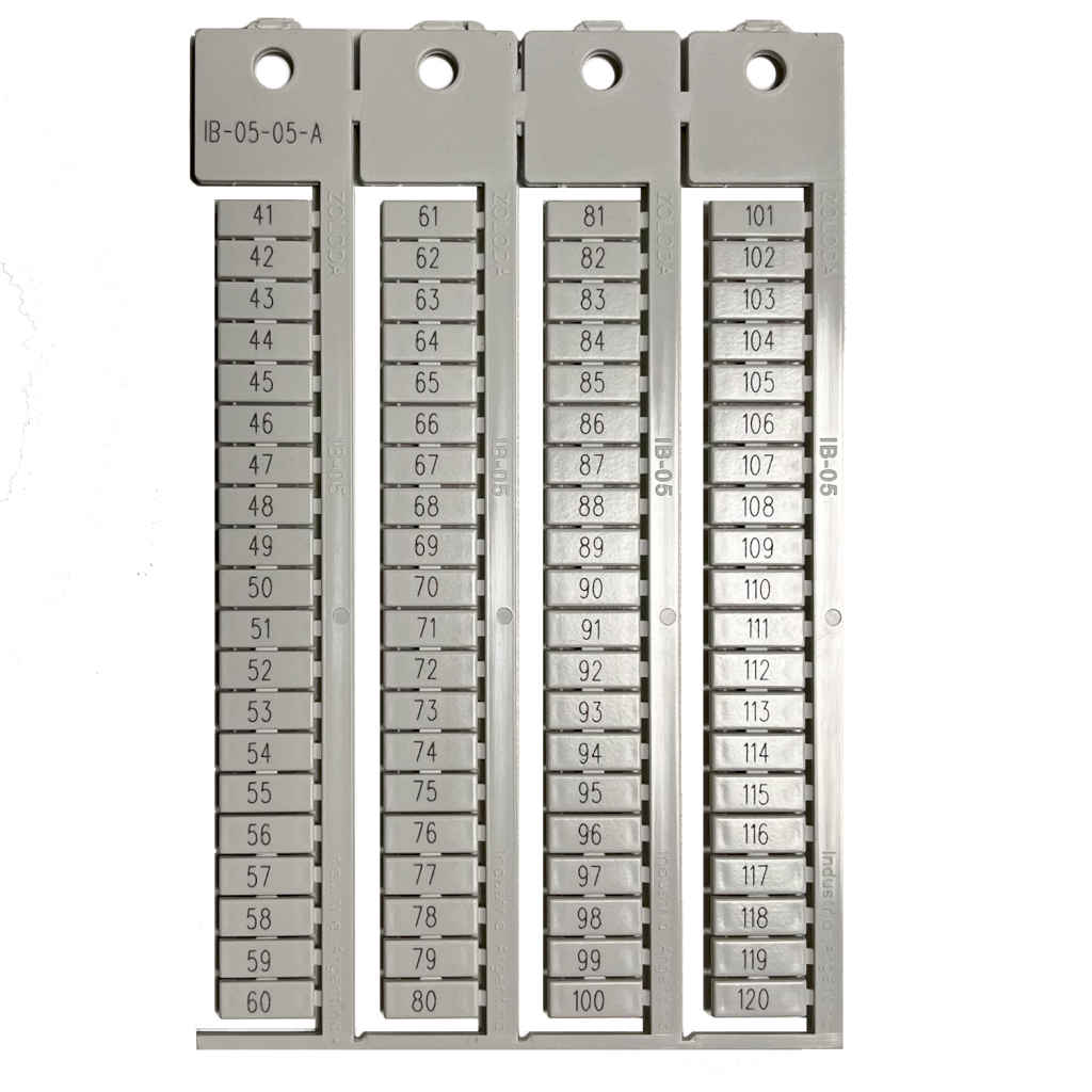 PLANCHA NUMEROS 41-120 ZOLODA (1 JUEGO) APAISADO 109.507