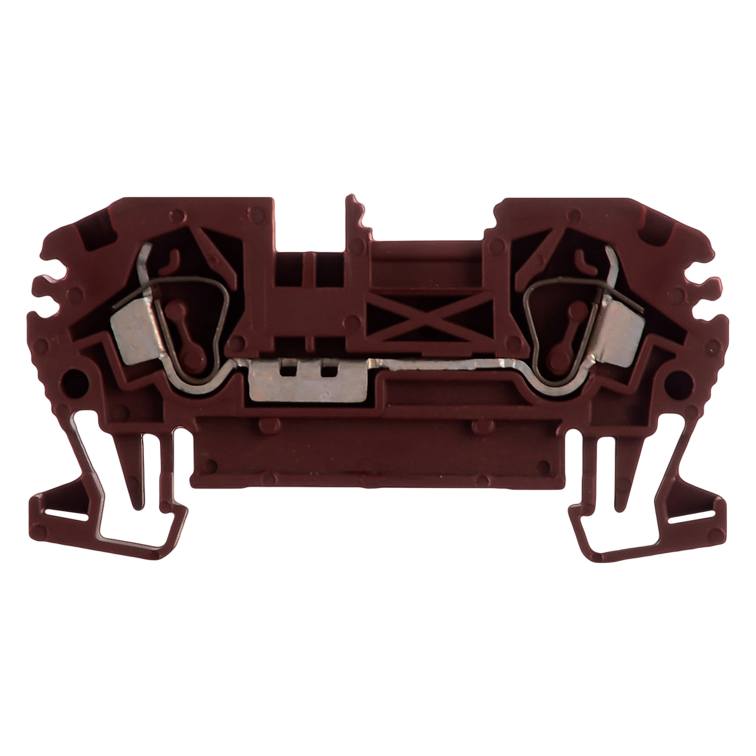 [25898] Borne BKF Resorte 1,5mm2 Marron Zoloda