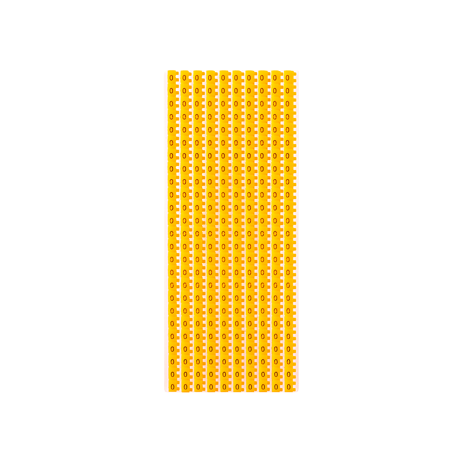 [26896] Identificadores Amarillo P/Cable 0,5-1,5mm2 Número 0 Zoloda