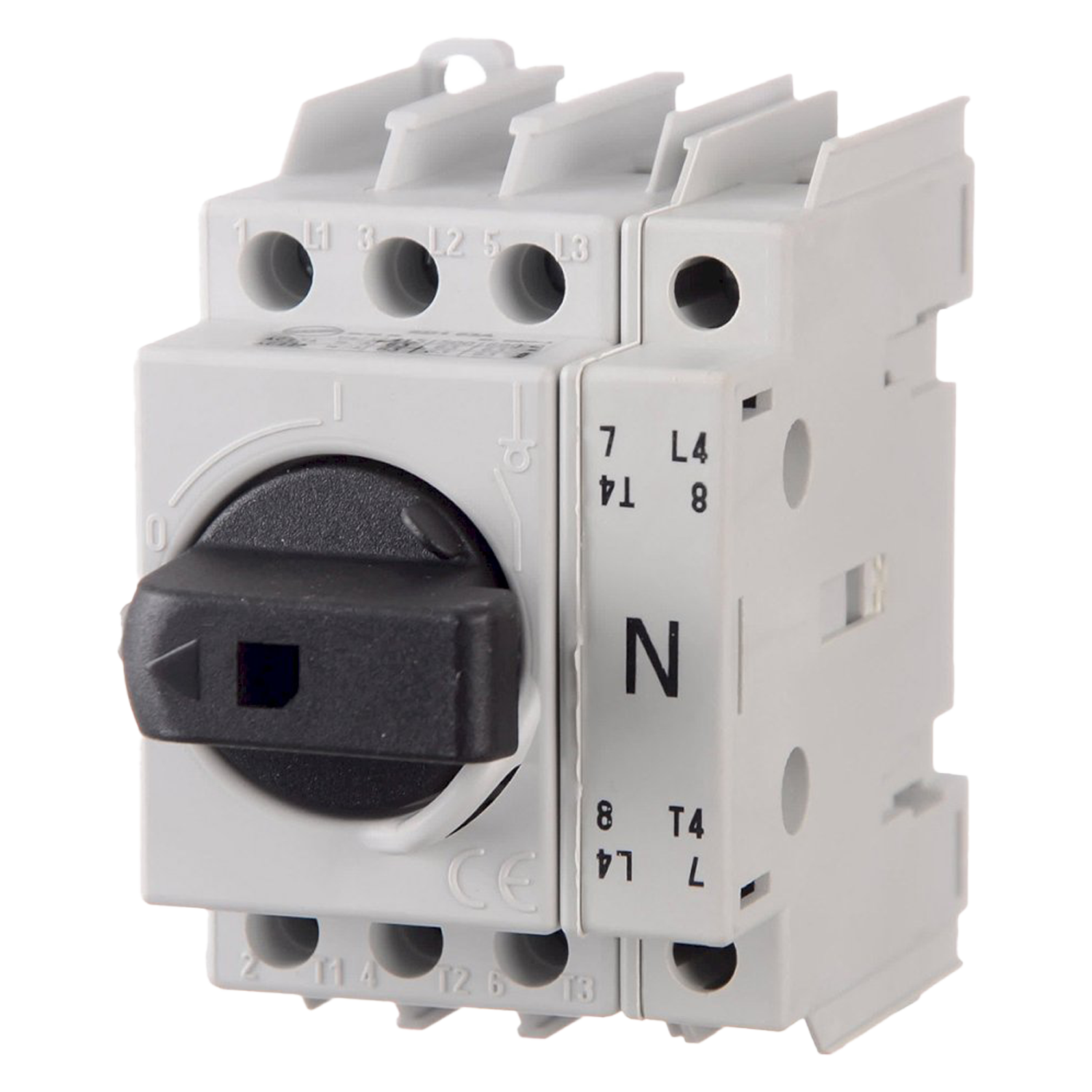 [27550] Interr. Seccionador 4x63A Maneta Directa Blanco Zoloda