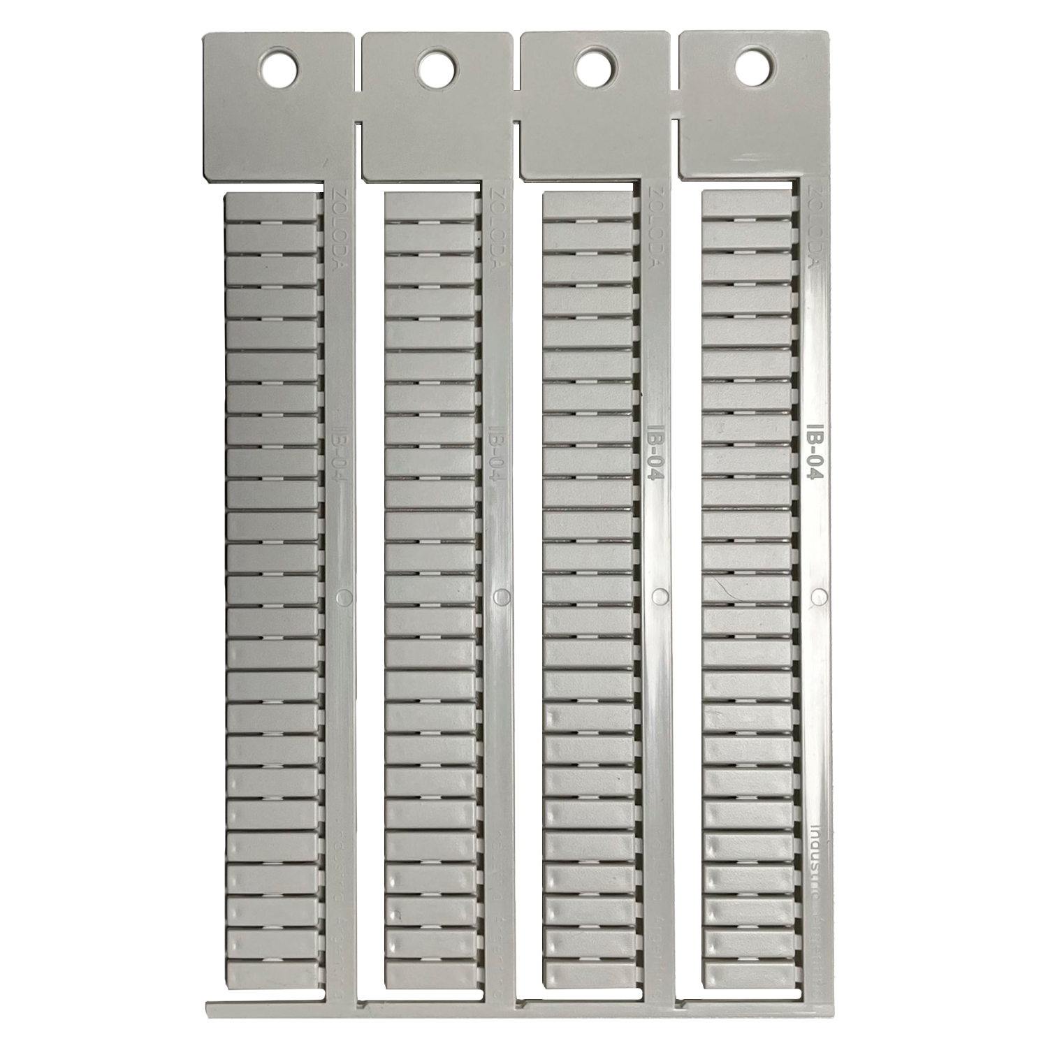 [29545] Plancha En Blanco P/Borne 4mm Zoloda