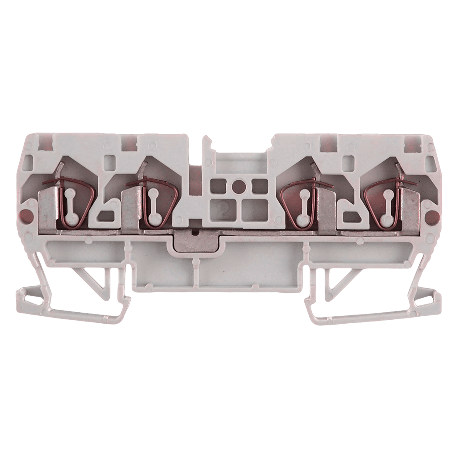 Borne BKF 2 Entradas 2 Salidas 2,5mm2 Gris Zoloda