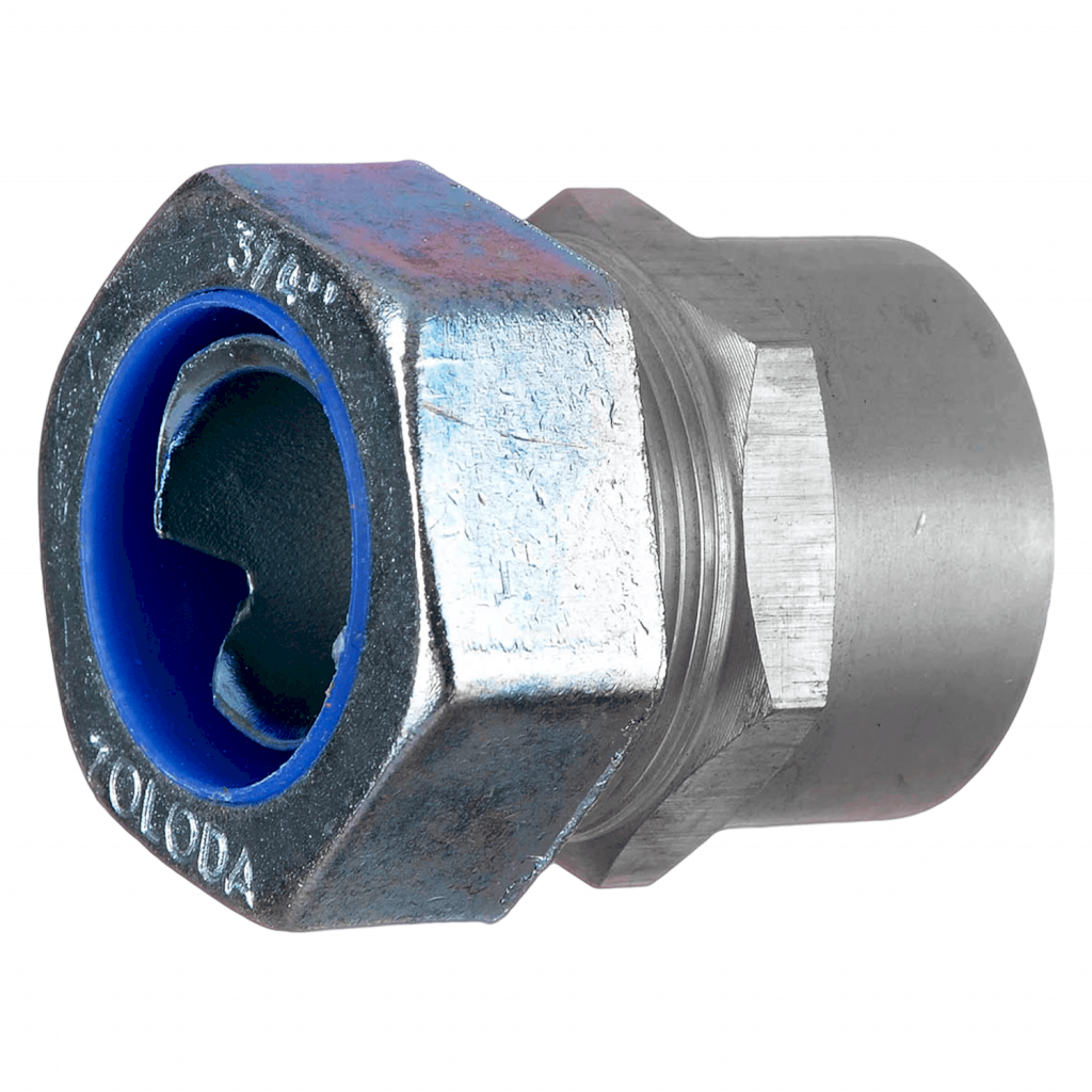 [31196] CONECTOR RECTO HEMBRA ROSCA 3/4" P/FLEXIBLE CHC-5273