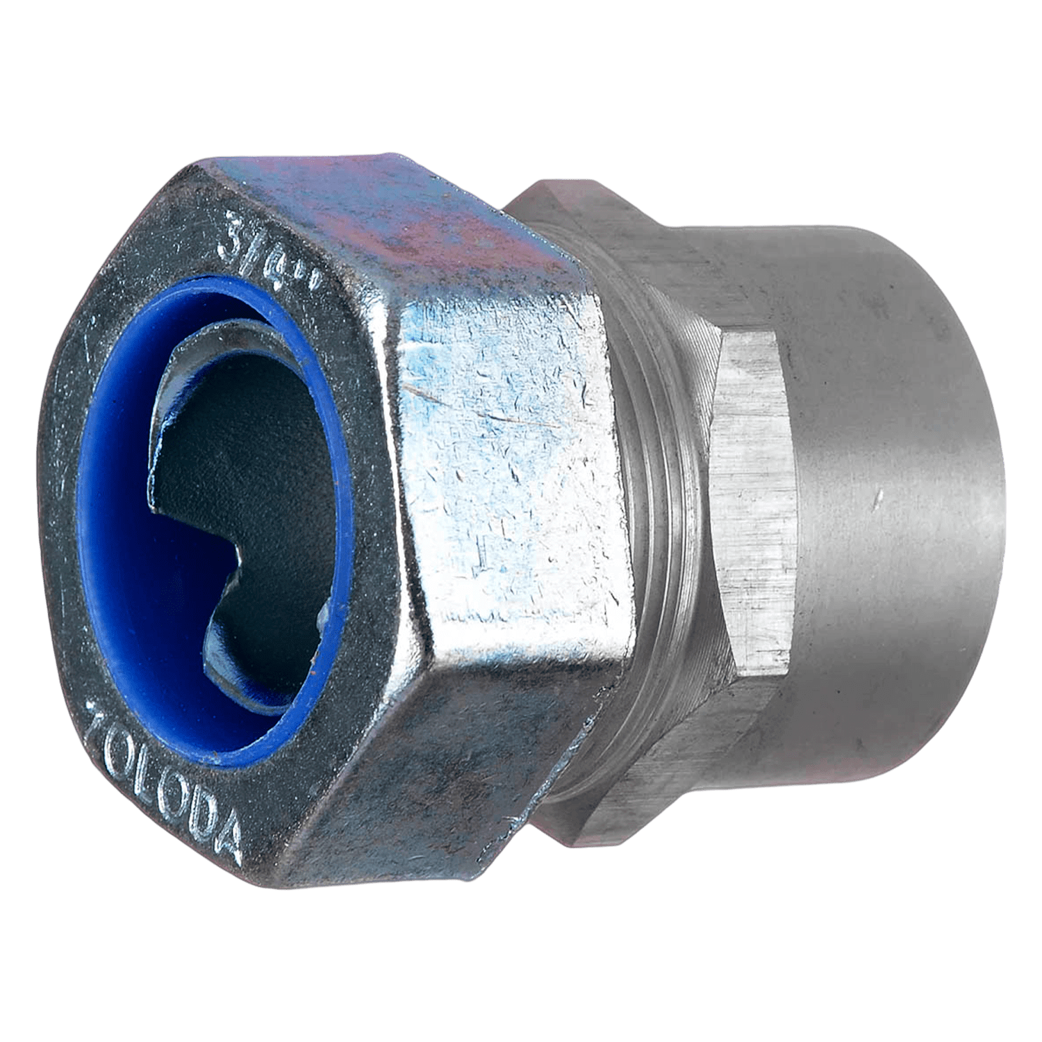 Conector Recto Hembra Rosca 3/4" 20mm P/Flexible Zoloda