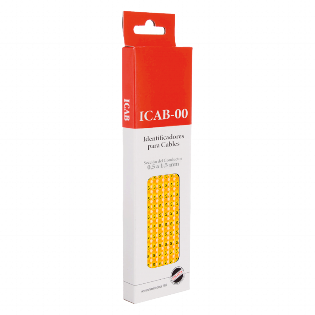 IDENTIFICADOR PARA CABLE DE 0.5 A 1.5 mm LETRA S 160.312