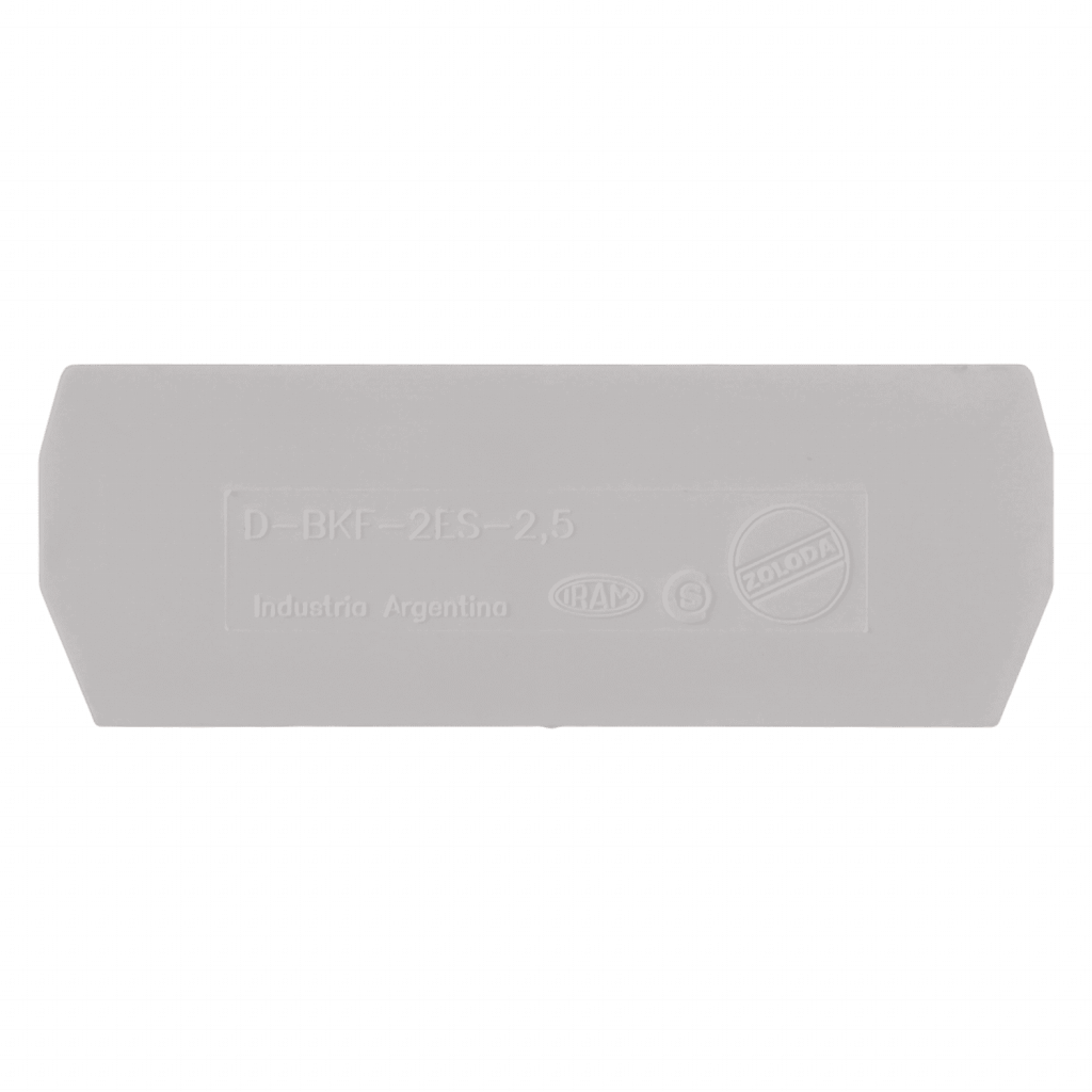 TAPA PARA BORNE BKF 2,5 mm 2ENT 2SALIDAS 130.048