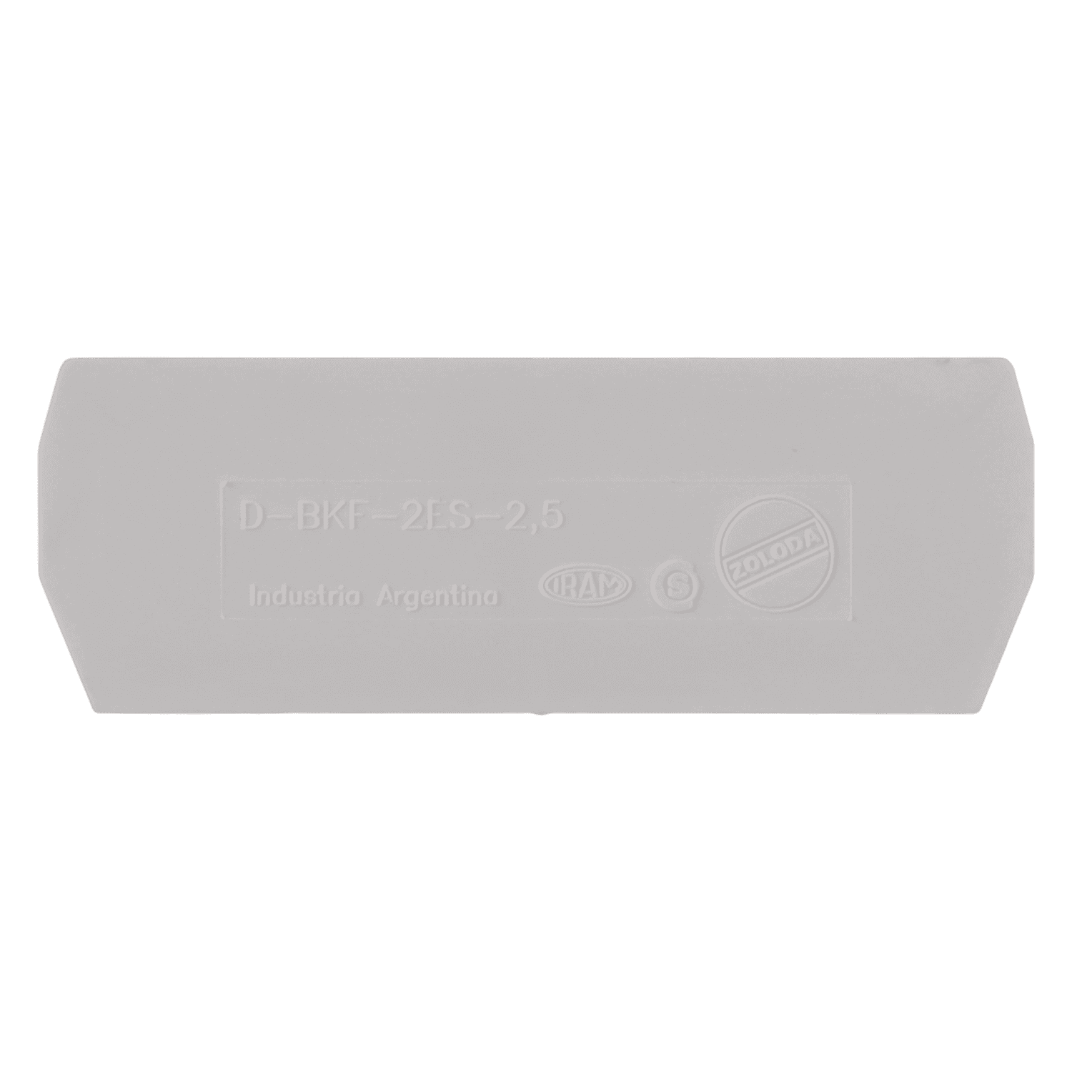 [31468] Tapa D-BKF P/Borne 2,5mm 2 Entradas 2 Salidas Zoloda